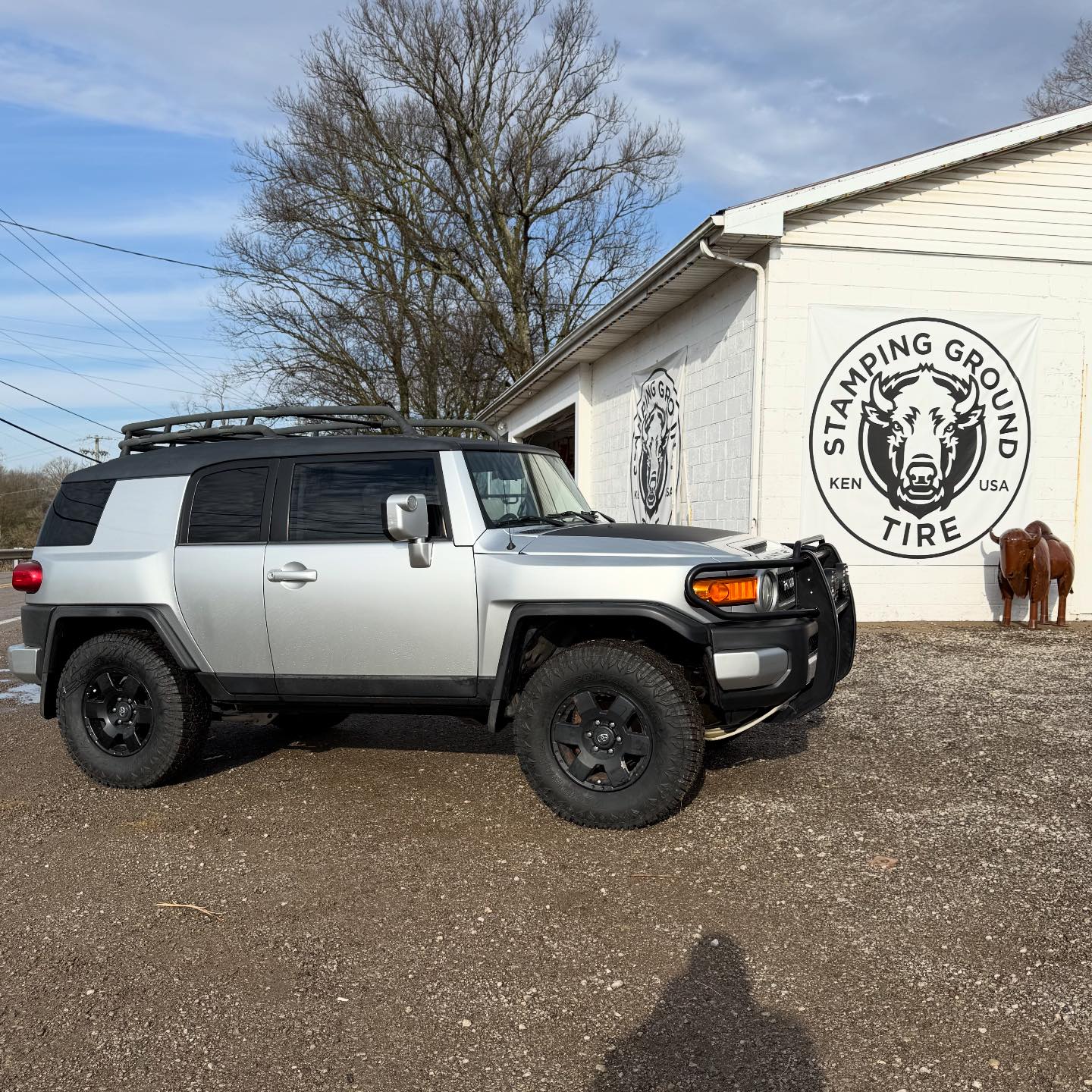 285/75r17 Yokohama Geolandar X-AT on this FJ! Thank you for your