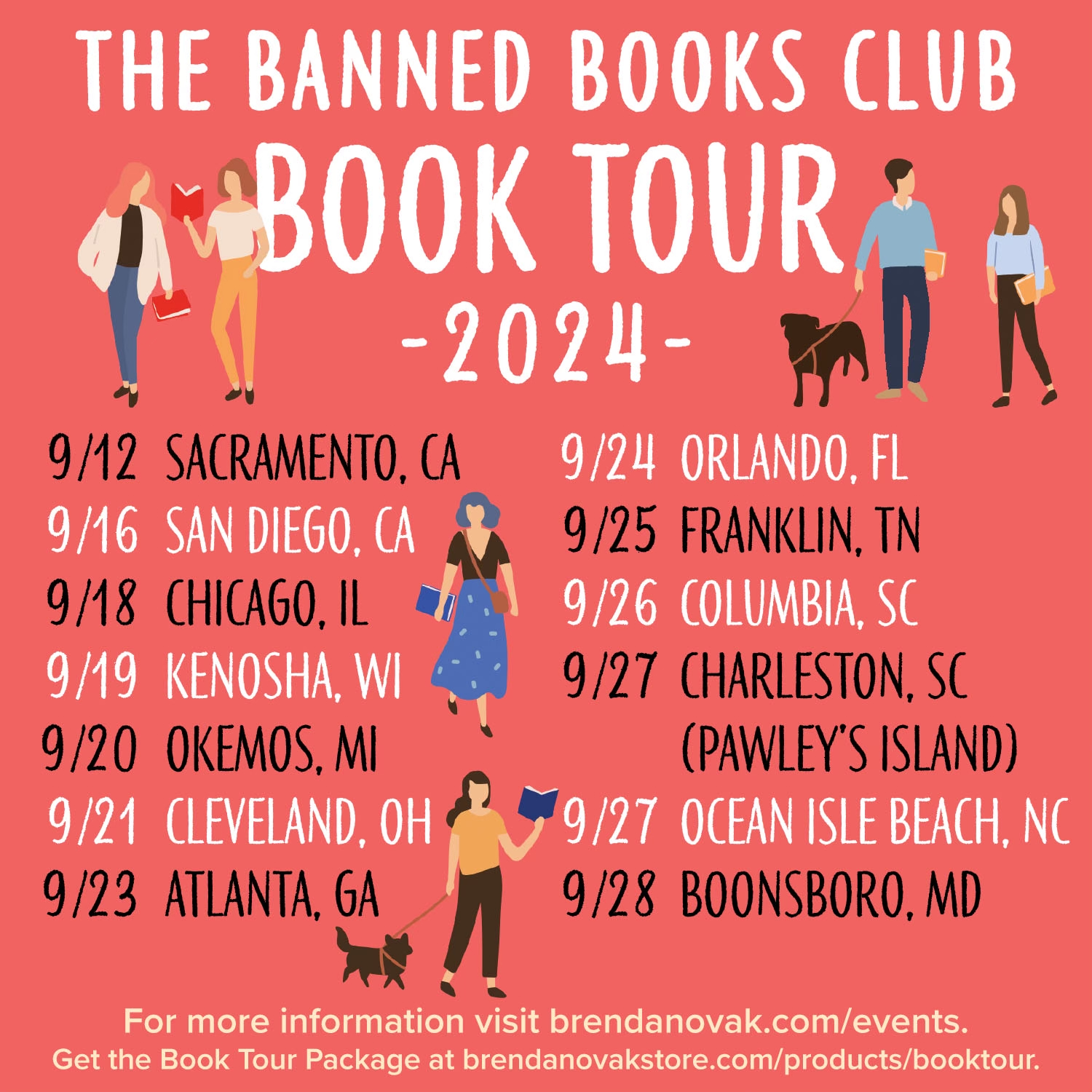 Book Signings for THE BANNED BOOKS CLUB