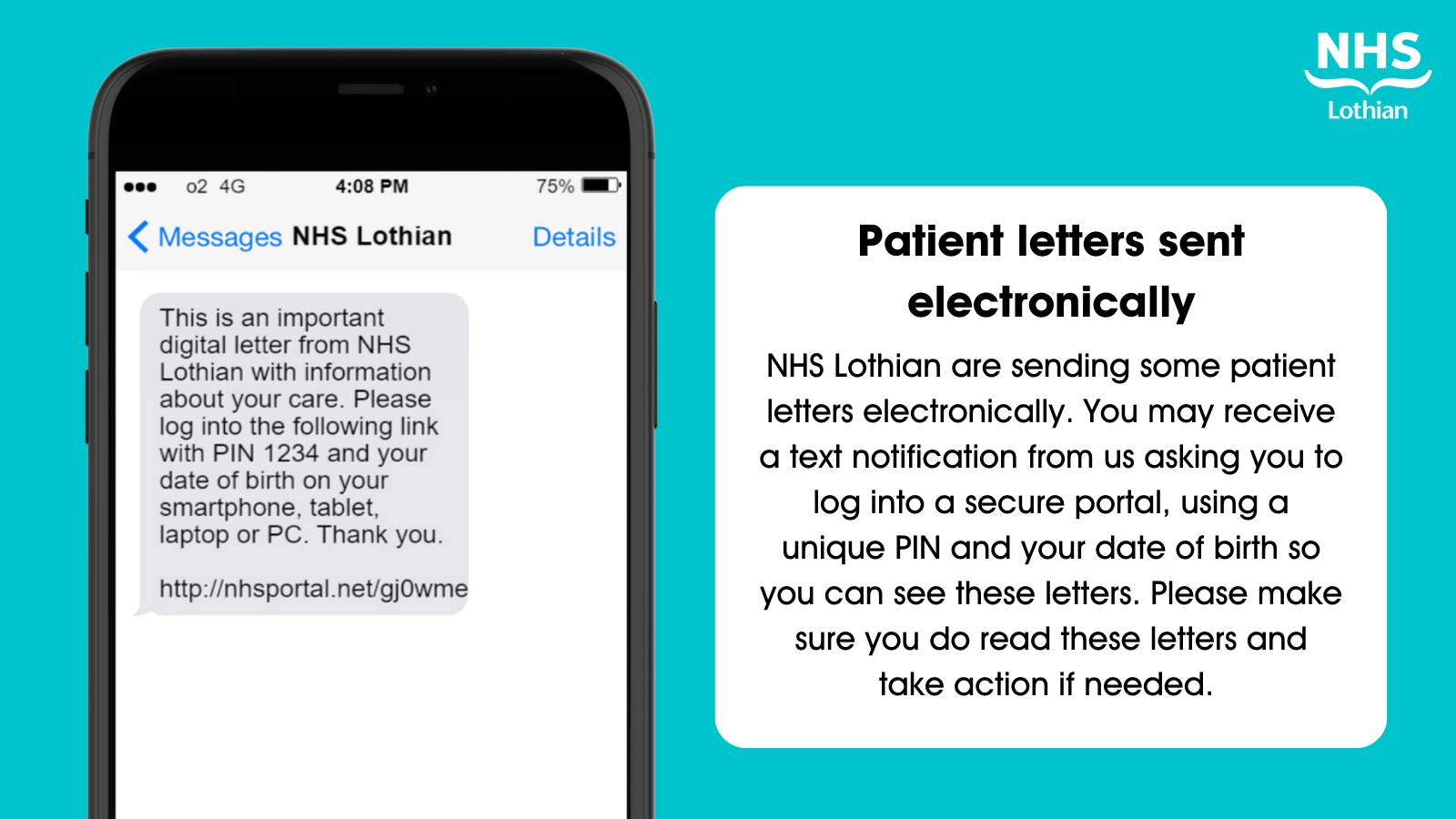 NHS Lothian - We have expanded the use of text messages... | Facebook