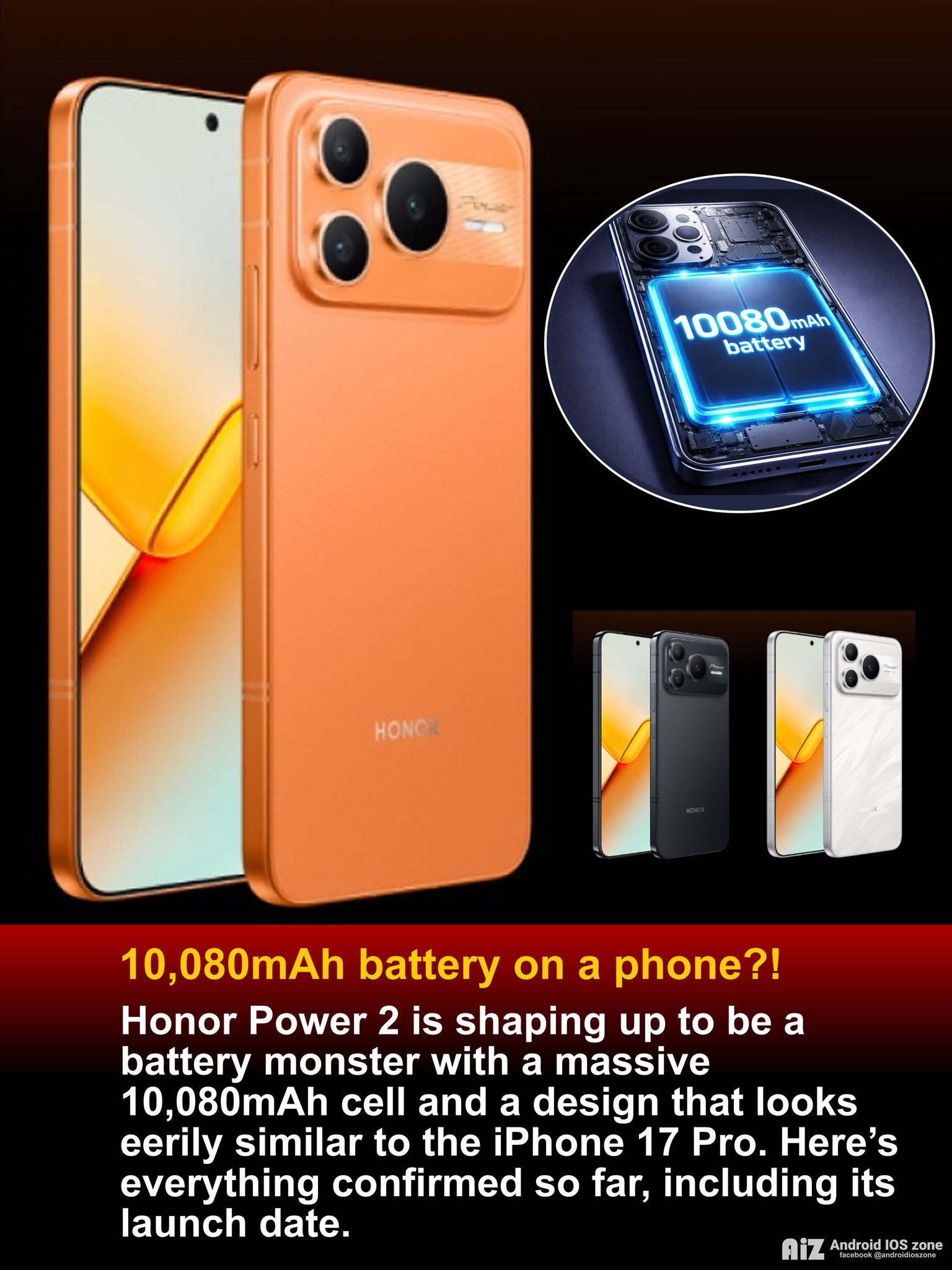 The Honor Power 2 is coming this month with 10,800mAh battery 