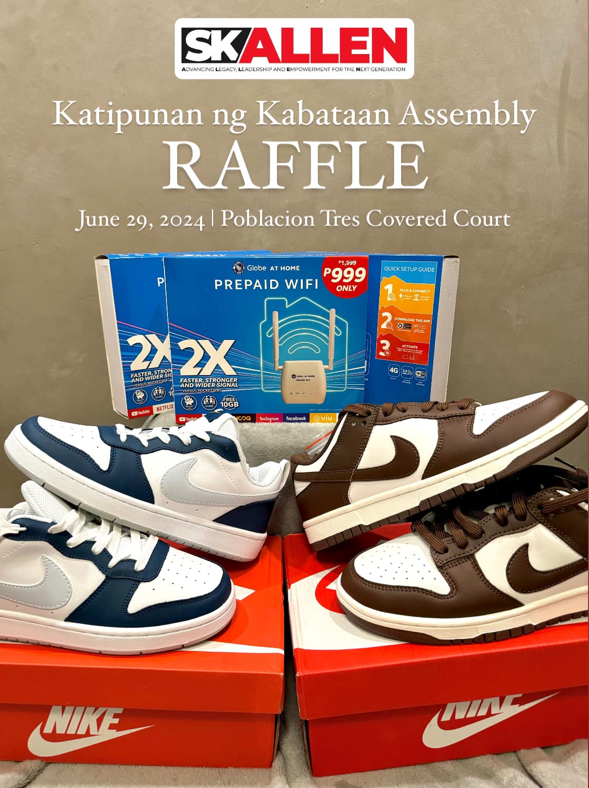 Para sa mga Kabataan ng Poblacion Tres edad 15-30 years old, see you po ...
