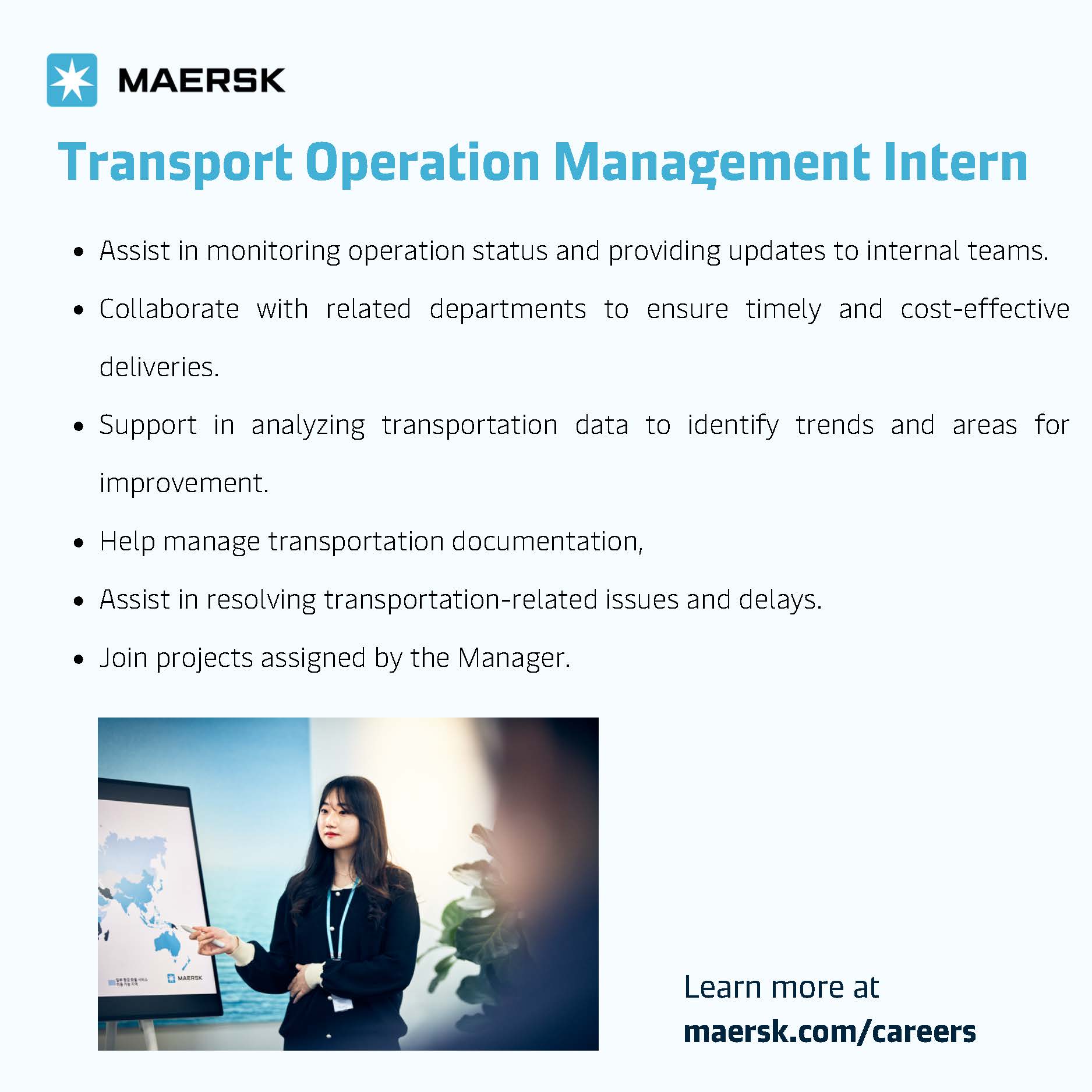 🌍 Maersk Internship Program 2025 –... - MFU Internship & Job | Facebook