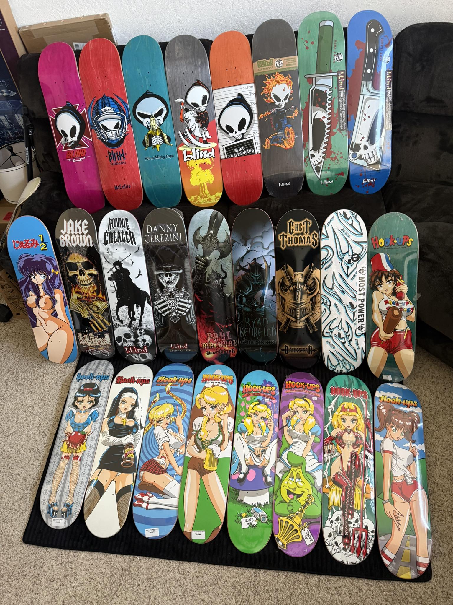 Buying 90's skateboards with original graphics