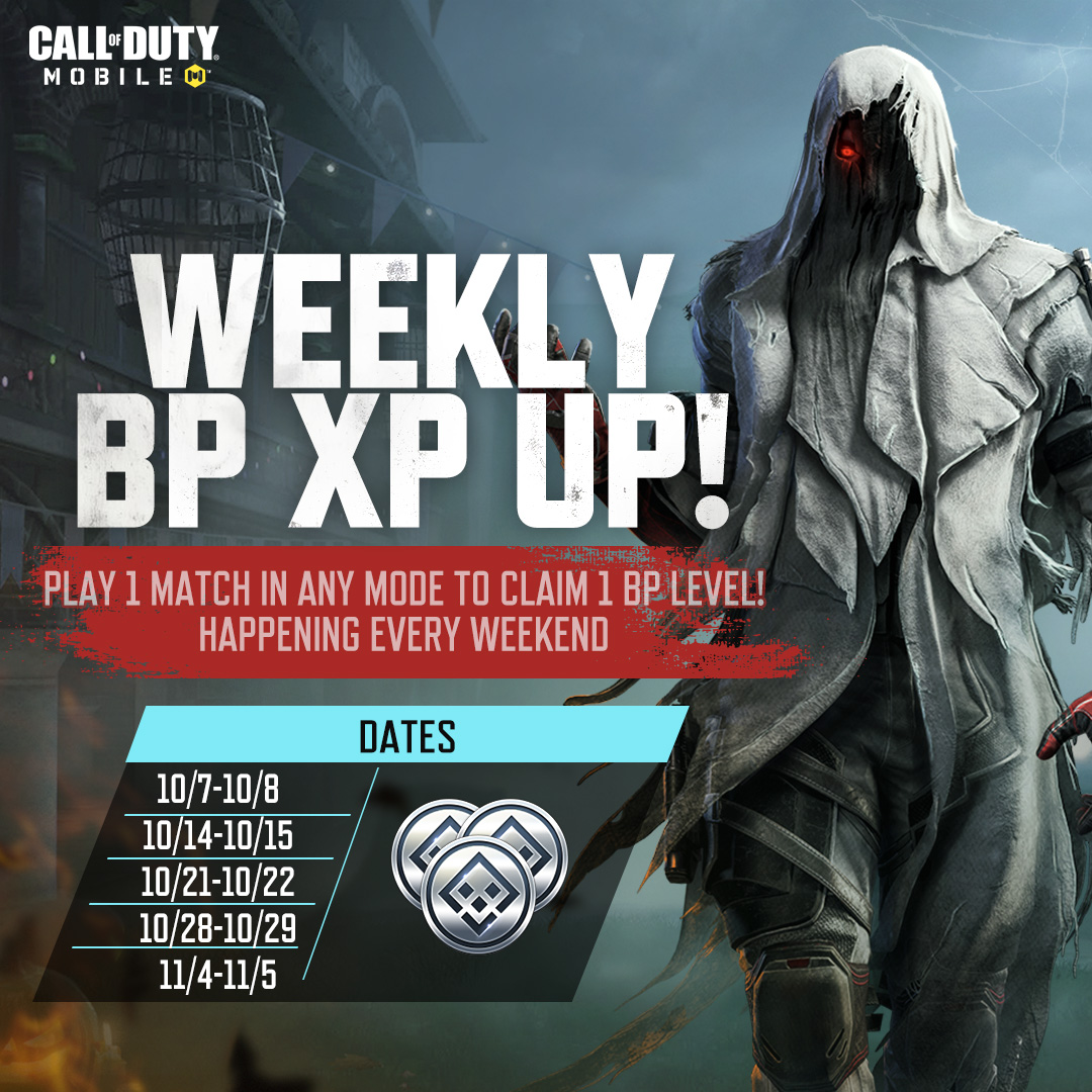 🙌 WEEKLY BP XP UP! 🙌 The... - Garena Call of Duty Mobile