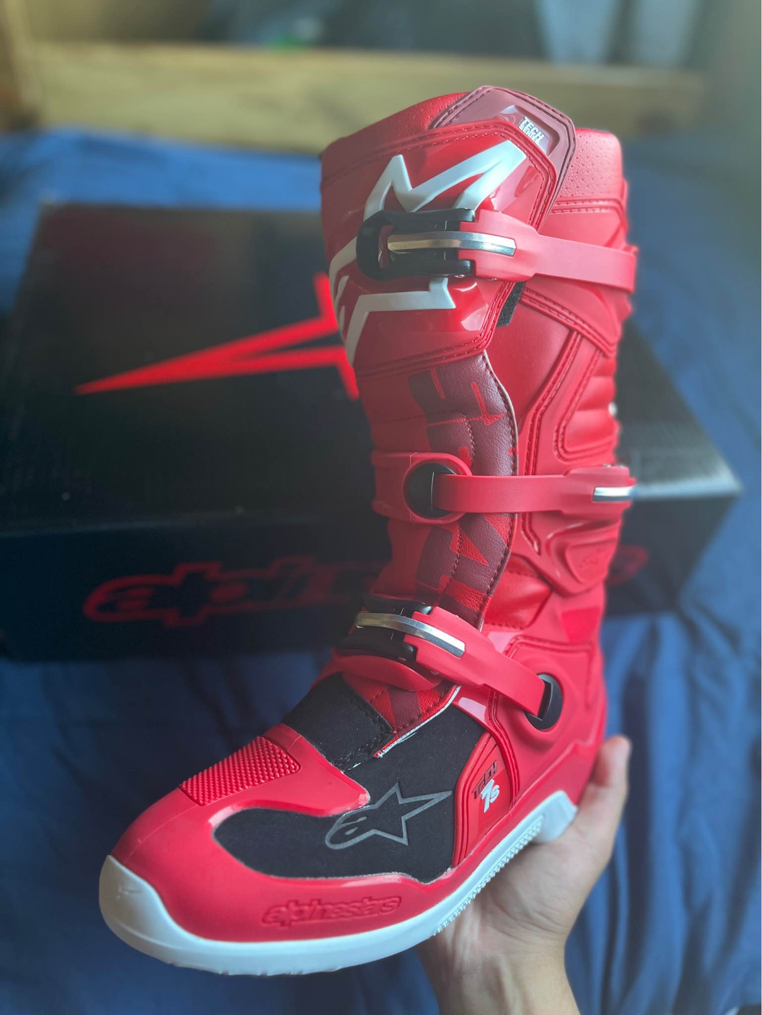 Botas enduro / motocross Alpinestars TECH 7 Rojas NUEVAS SIN USO ...