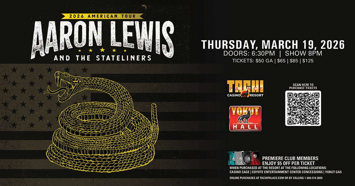 Aaron Lewis And The Stateliners: 2026 American Tour