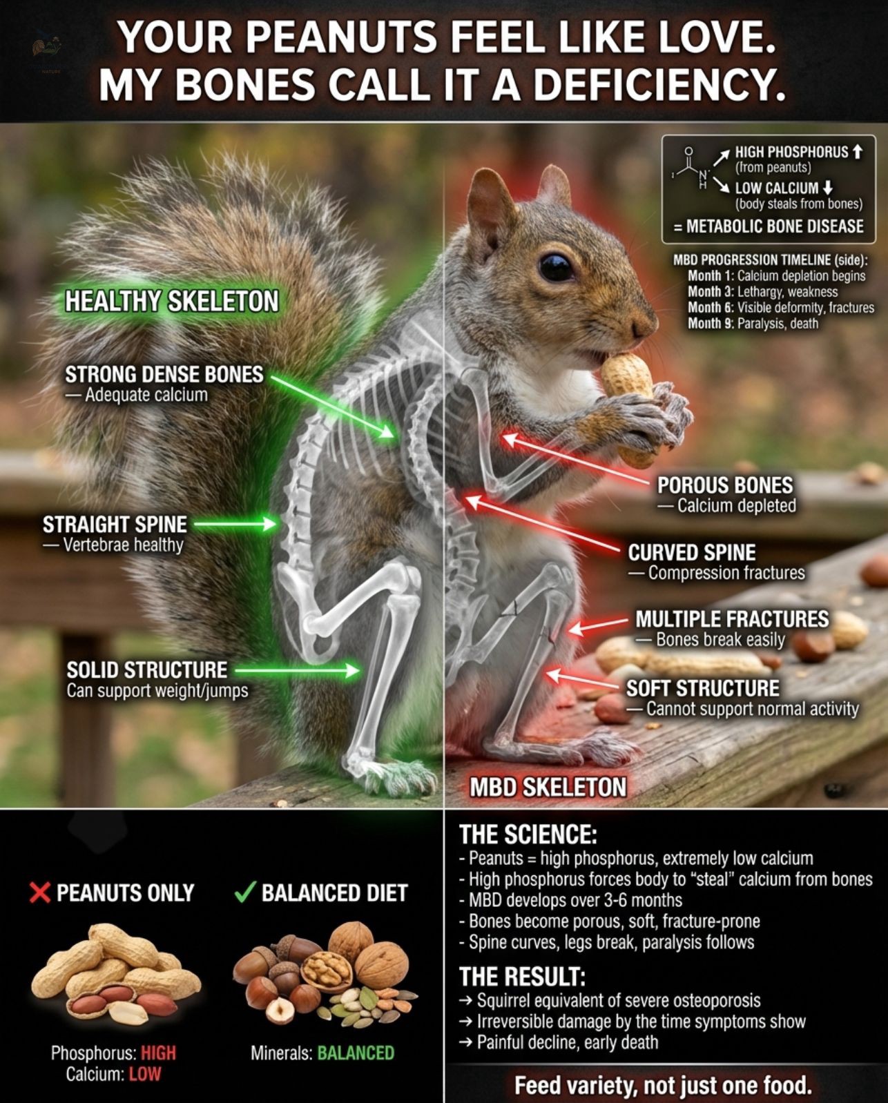 Guardians - A peanut-only diet creates the squirrel equivalent of ...