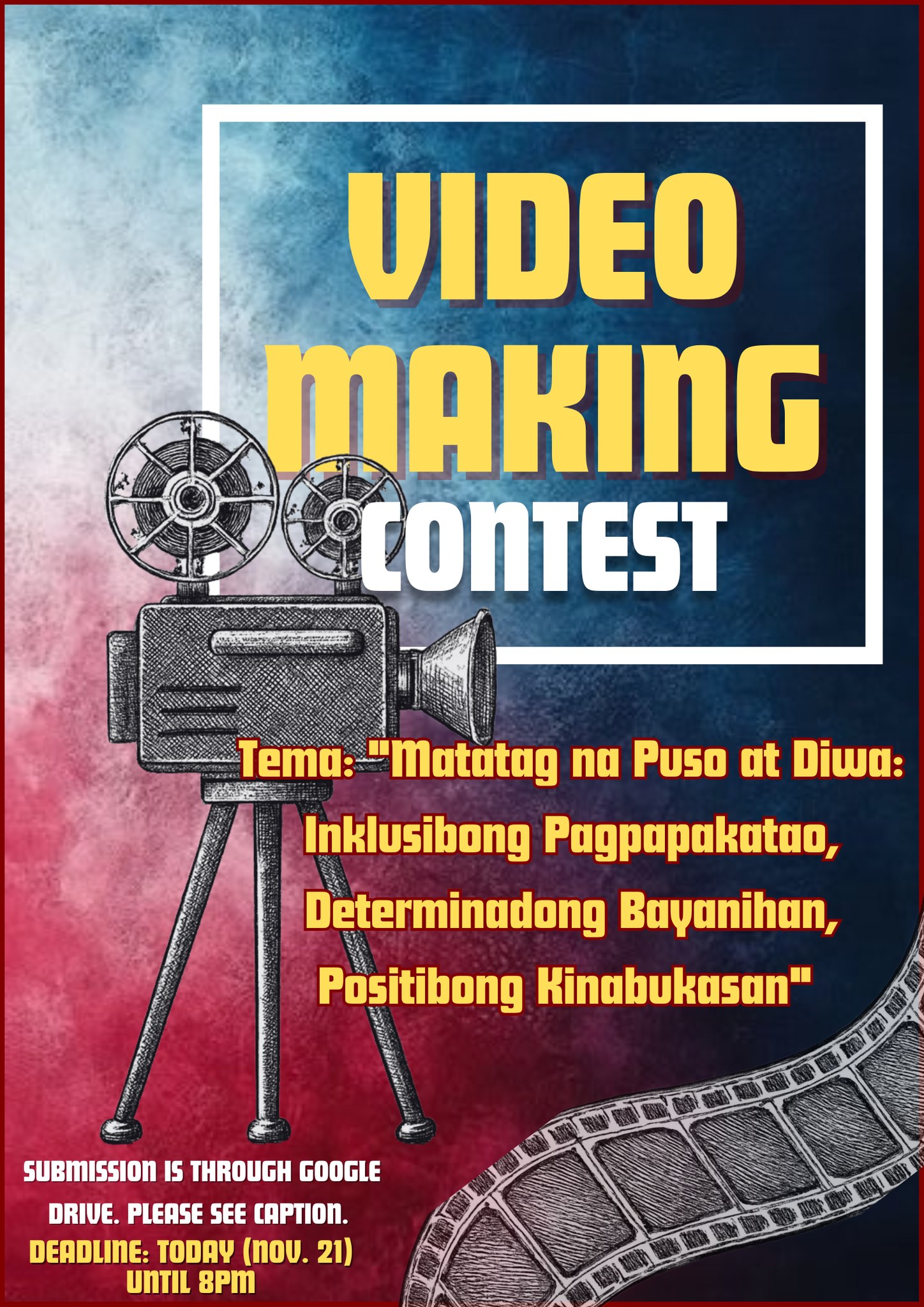 🎥 VIDEO MAKING CONTEST 🎥 FILIPINO... - LDHS - SAVE CLUB | Facebook