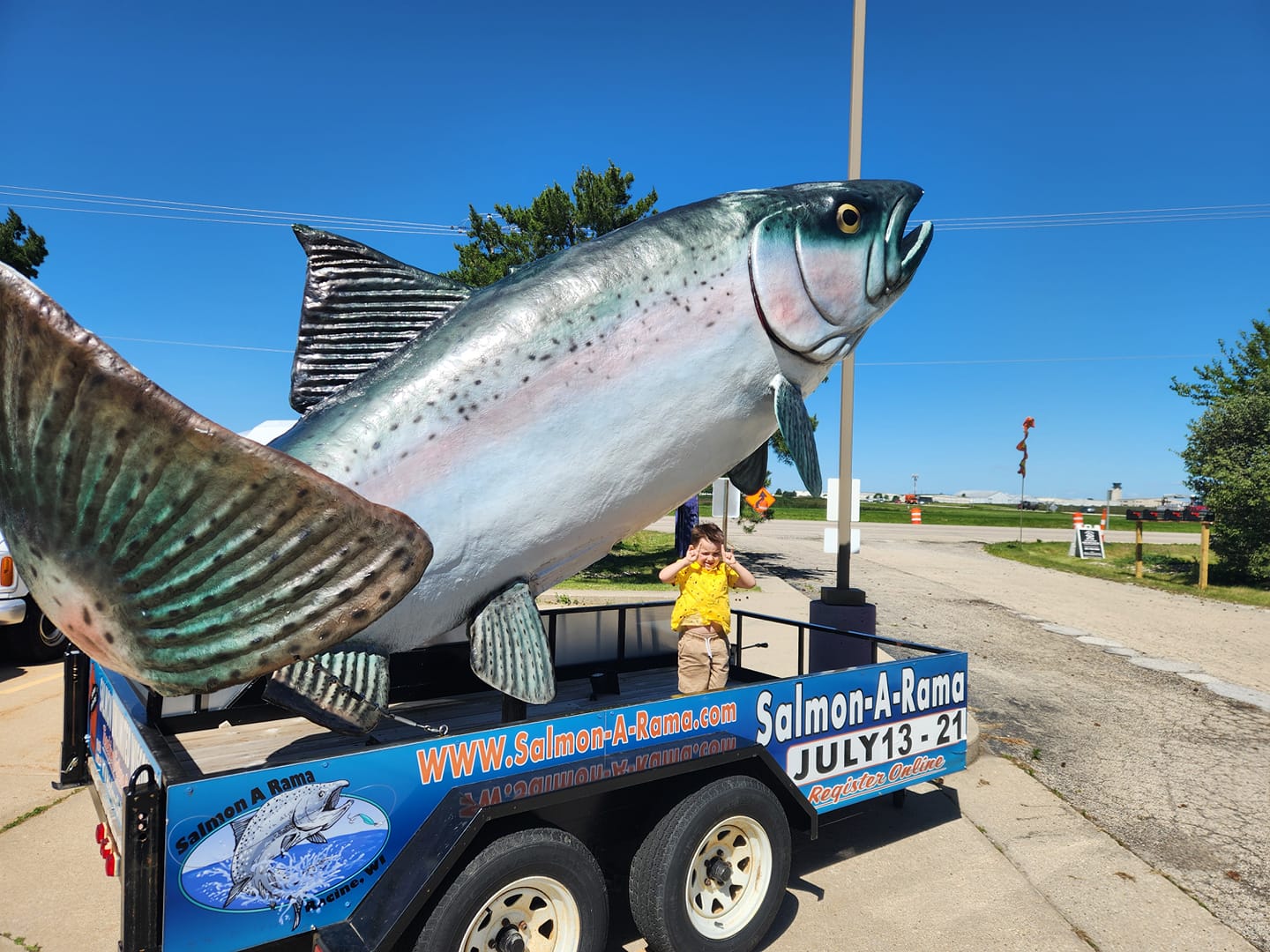 Salmon-a-Rama - The fish has reached its 3rd....