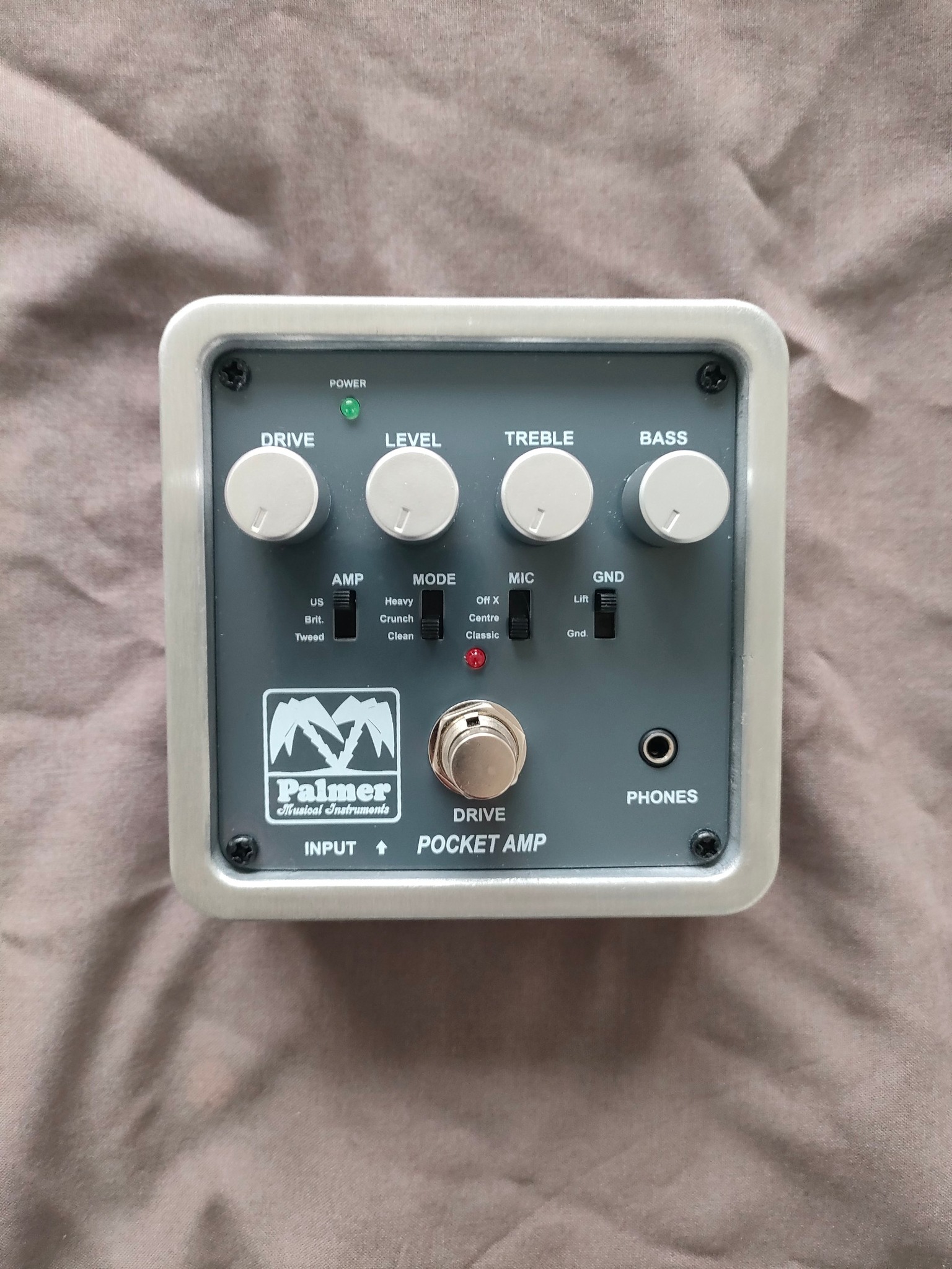 Palmer Pocket Amp as preamp/overdrive pedal in guitar rig