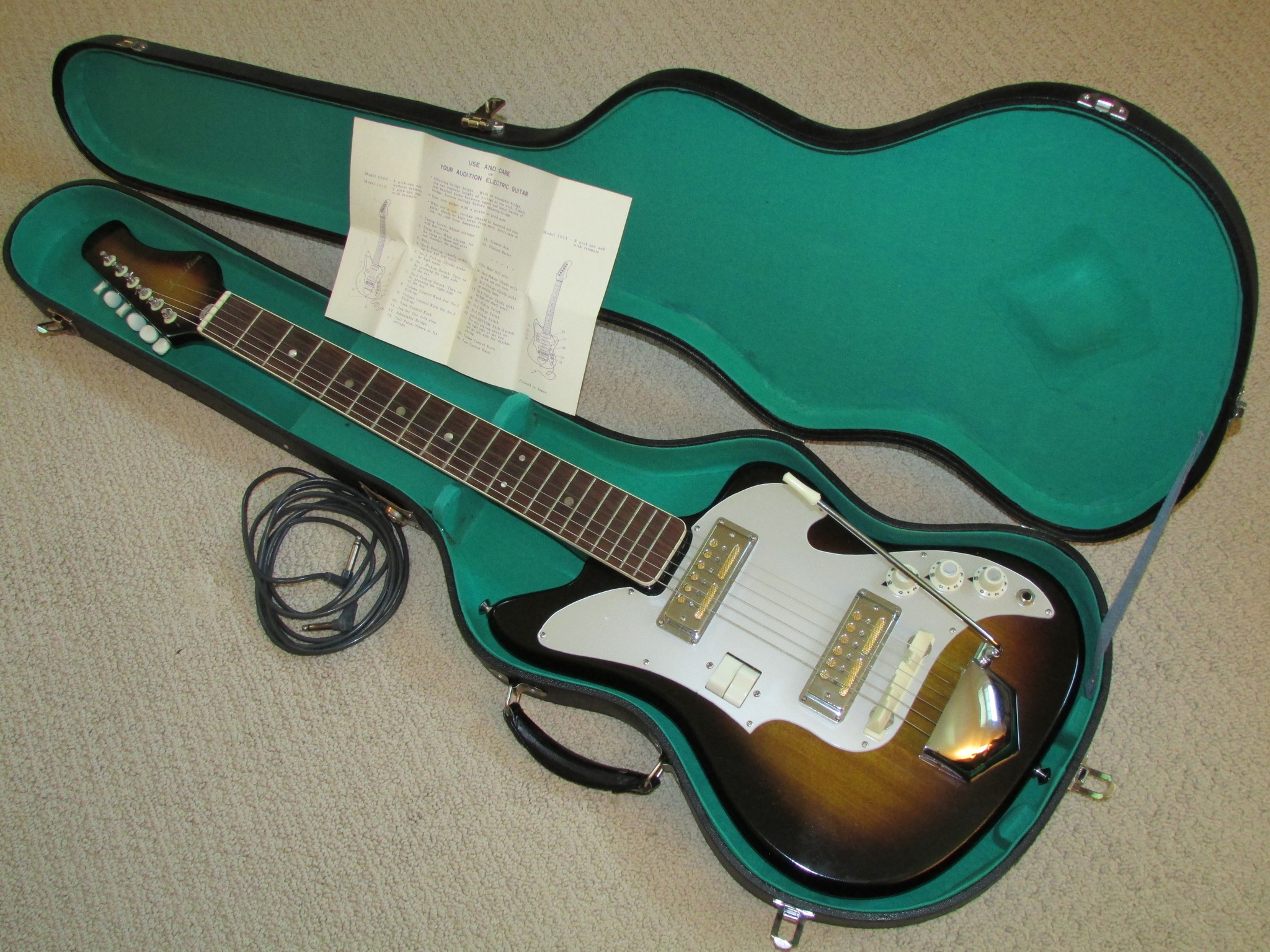希少！1960s ZEN-ON ES-80T系 3PU Gold Foil 希少！1960s ZEN-ON ES