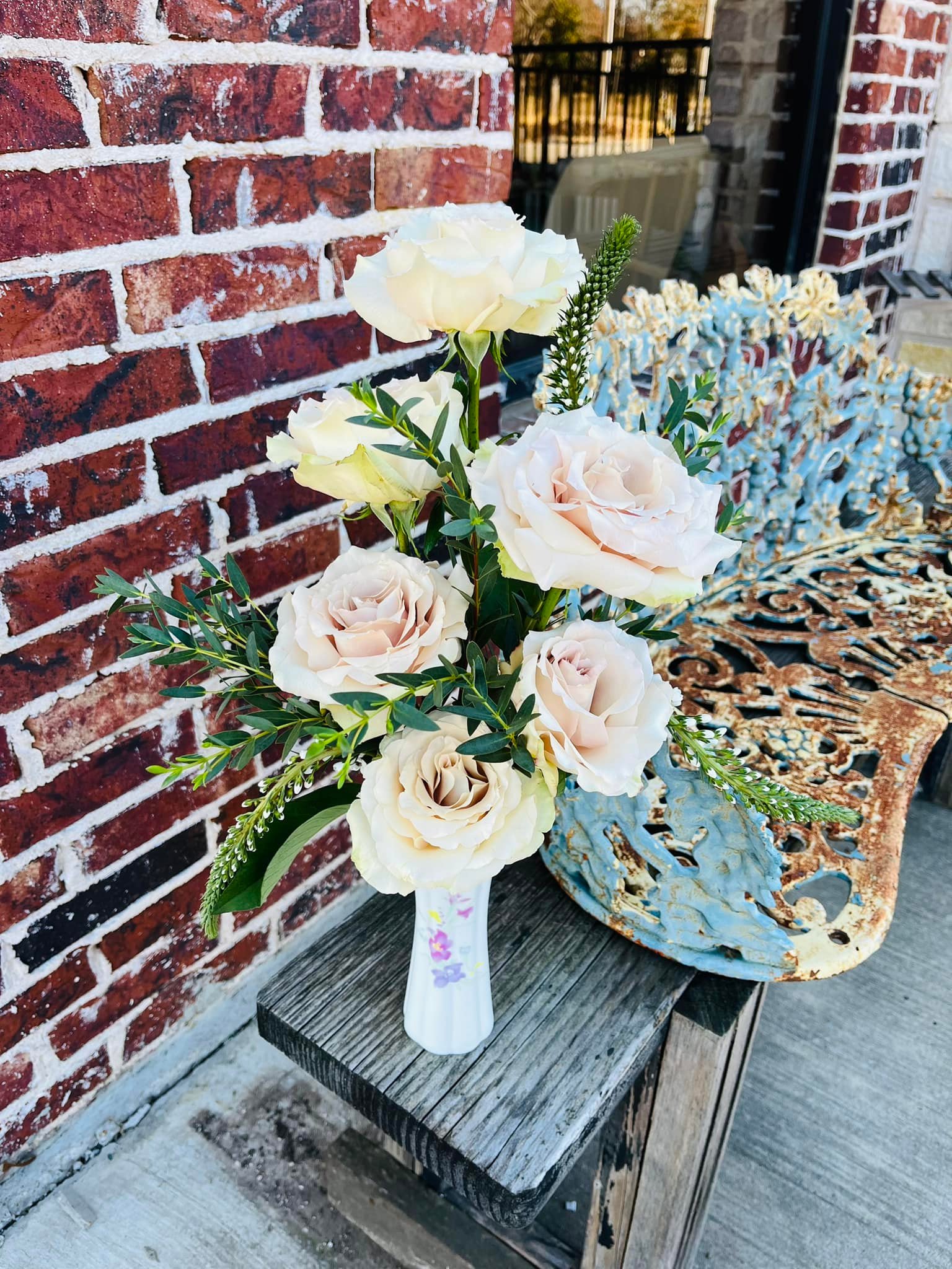 Blooms Studio - I have the prettiest arrangement with a...