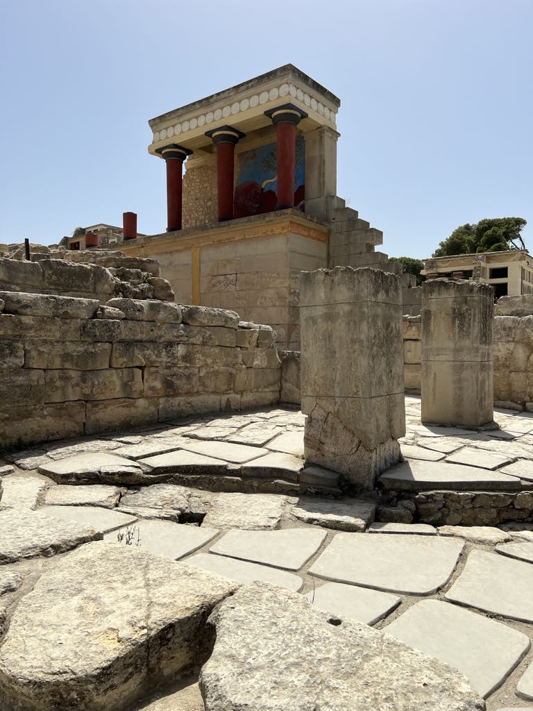 Gnosis Project was on the ground at the Minoan palace of Knossos