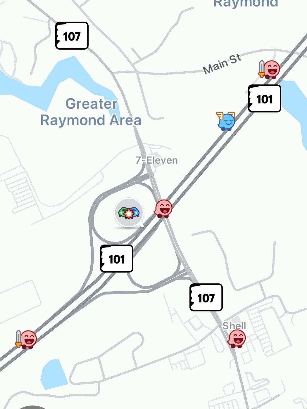 Queen - MV ACCIDENT - Rte 101 East in Raymond near exit 5. Vehicle cut ...