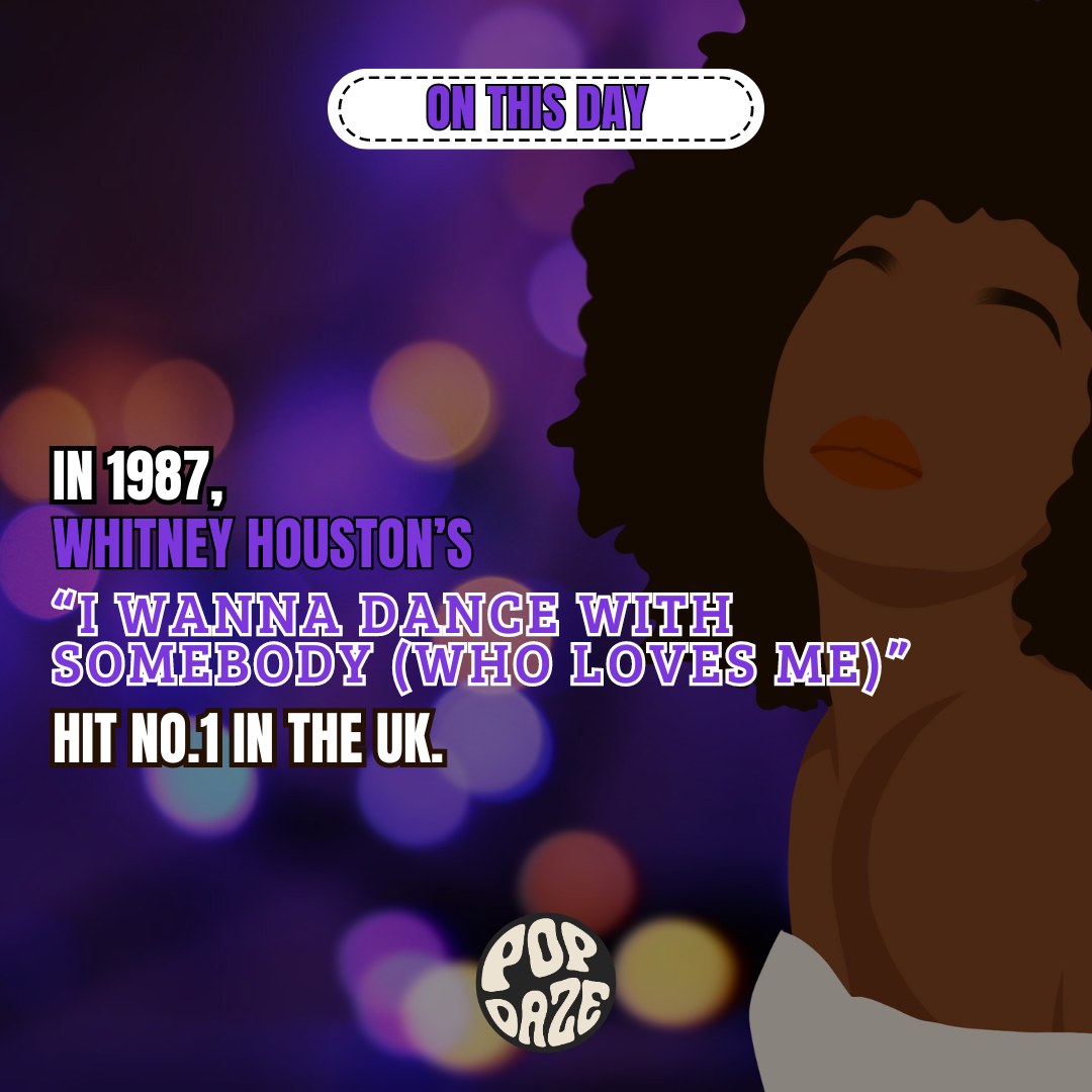 On this day, June 6, 1987, Whitney Houston was at UK No.1 single