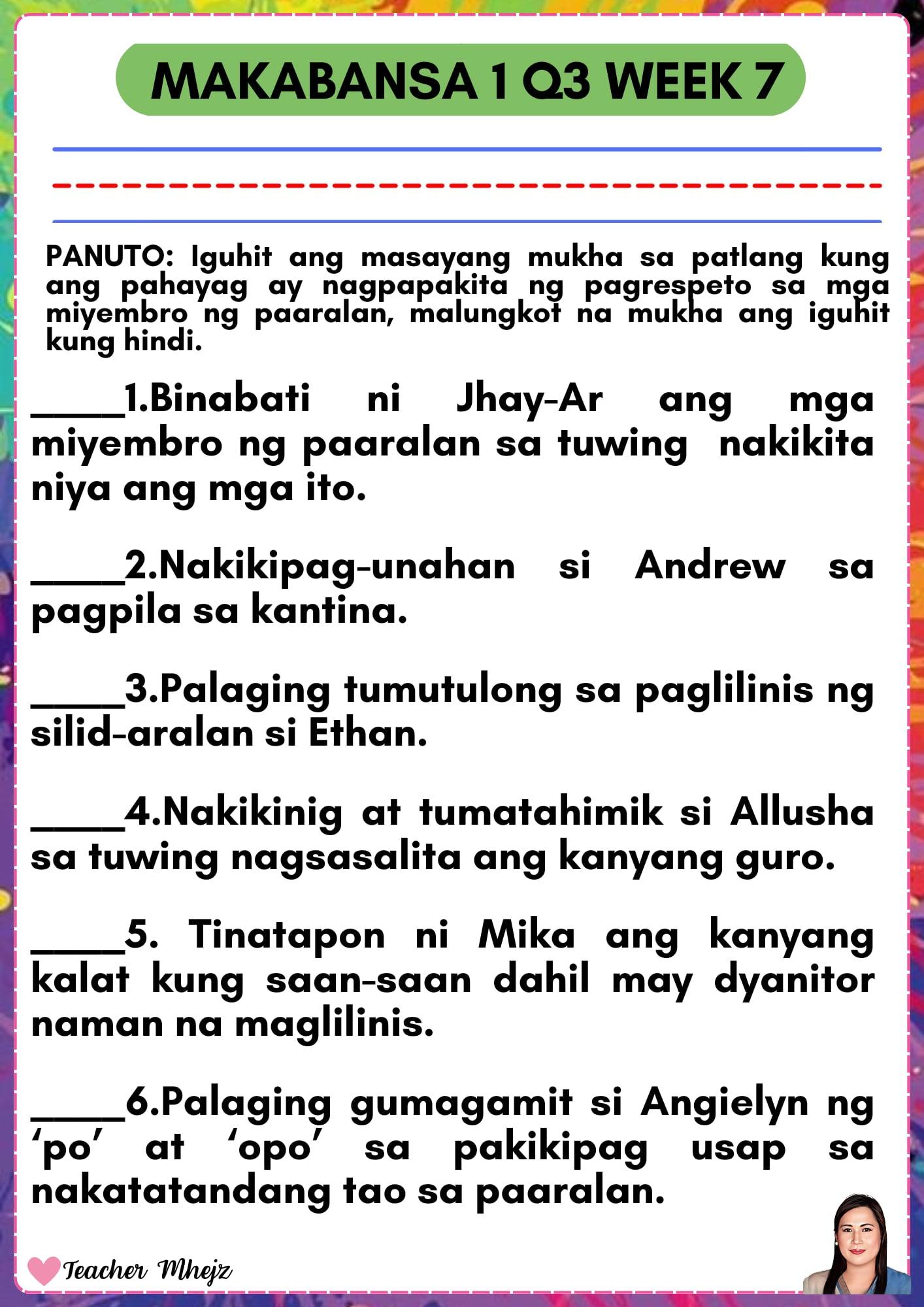 Free Grade 1 Files... - Free Grade 1 Files -Teacher Mhejz