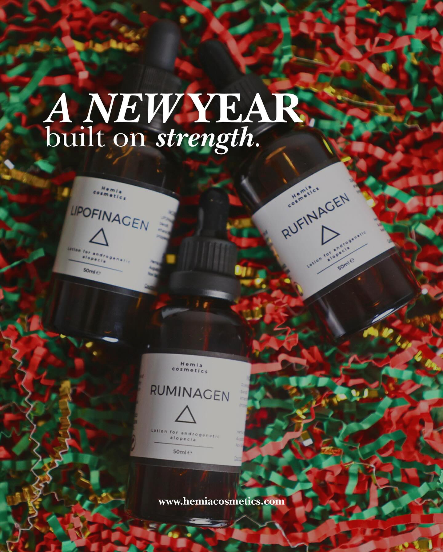 Hemia Cosmetics - This new year is built on strength.... | Facebook