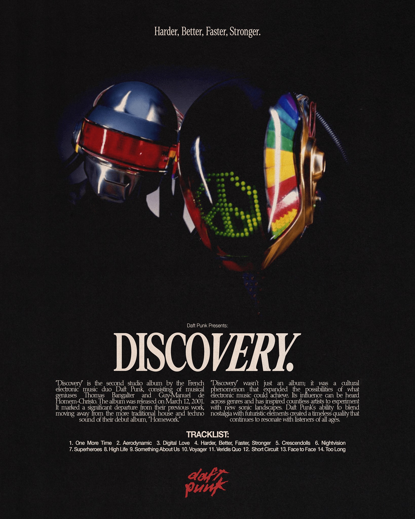 Daft Punk back in 2001 presenting their album 'Discovery' 🥹