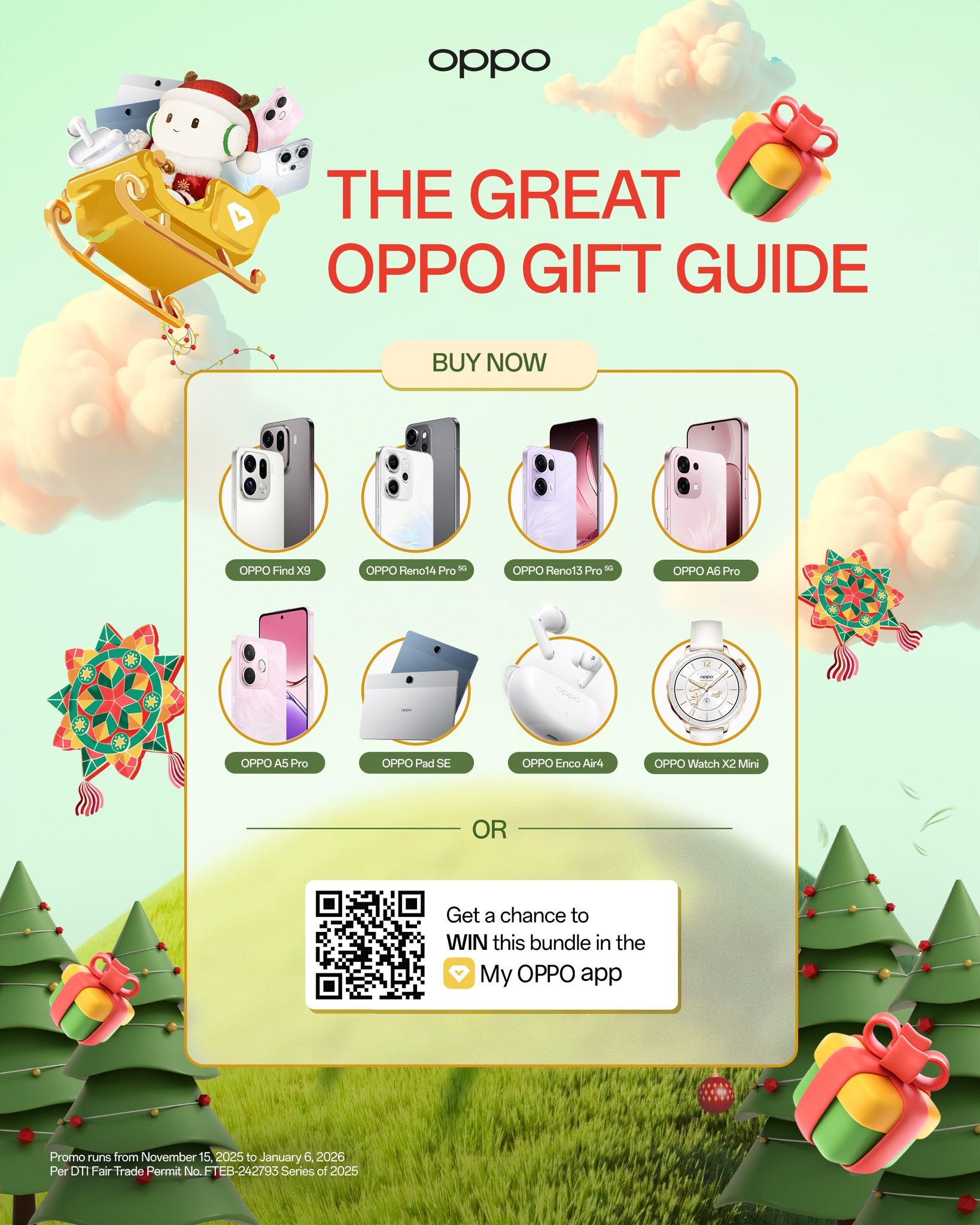 OPPO - A bundle perfect for the WHOLE fam? YES, PLEASE! 🎁 Gift ...