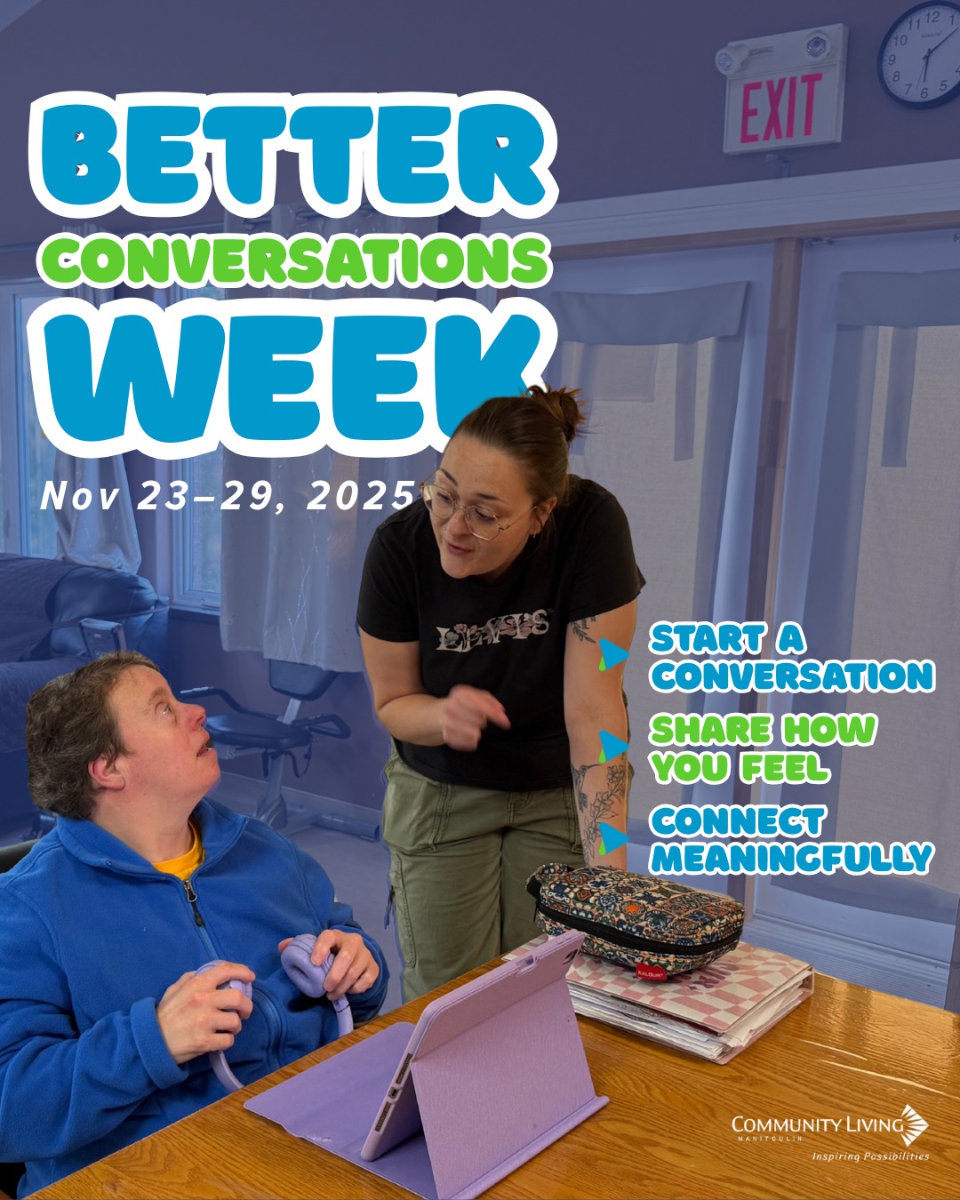 💬 It’s Better Conversations... - Community Living Manitoulin | Facebook