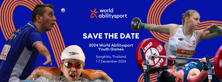 📅 SAVE THE DATE 📅 2024 World... - World Abilitysport | Facebook
