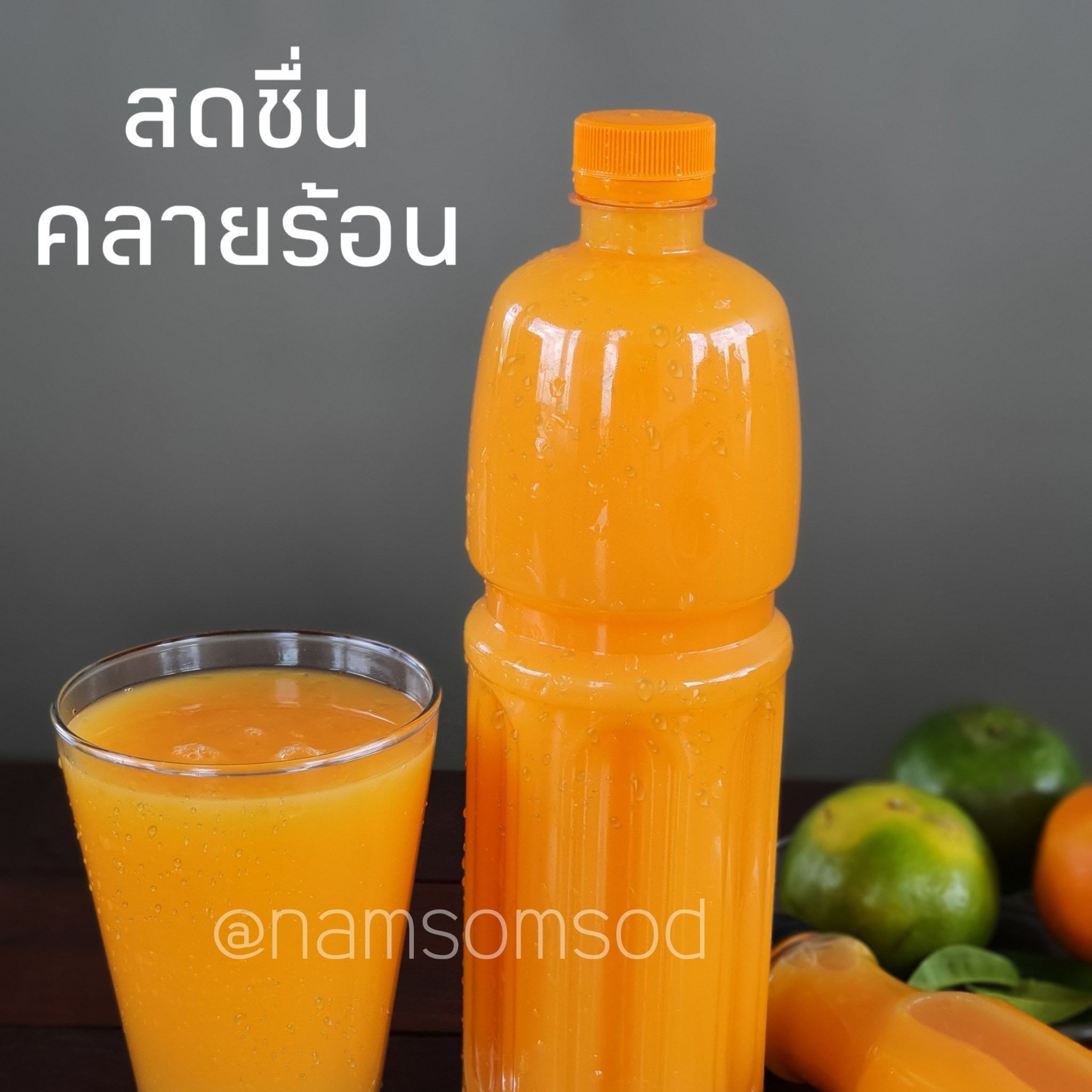 ส้มสด ผลิตและจำหน่ายน้ำส้มคั้นสดแท้ ปลีก-ส่ง ราคาโรงงาน