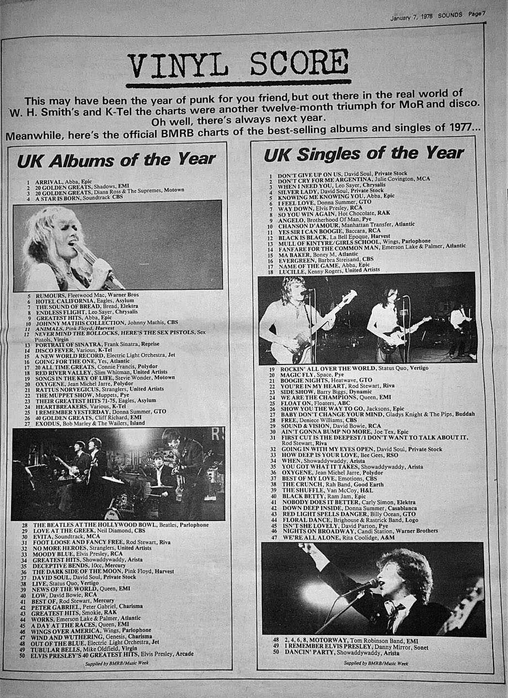 Flexipop - 1977, the year of punk. The official chart of...