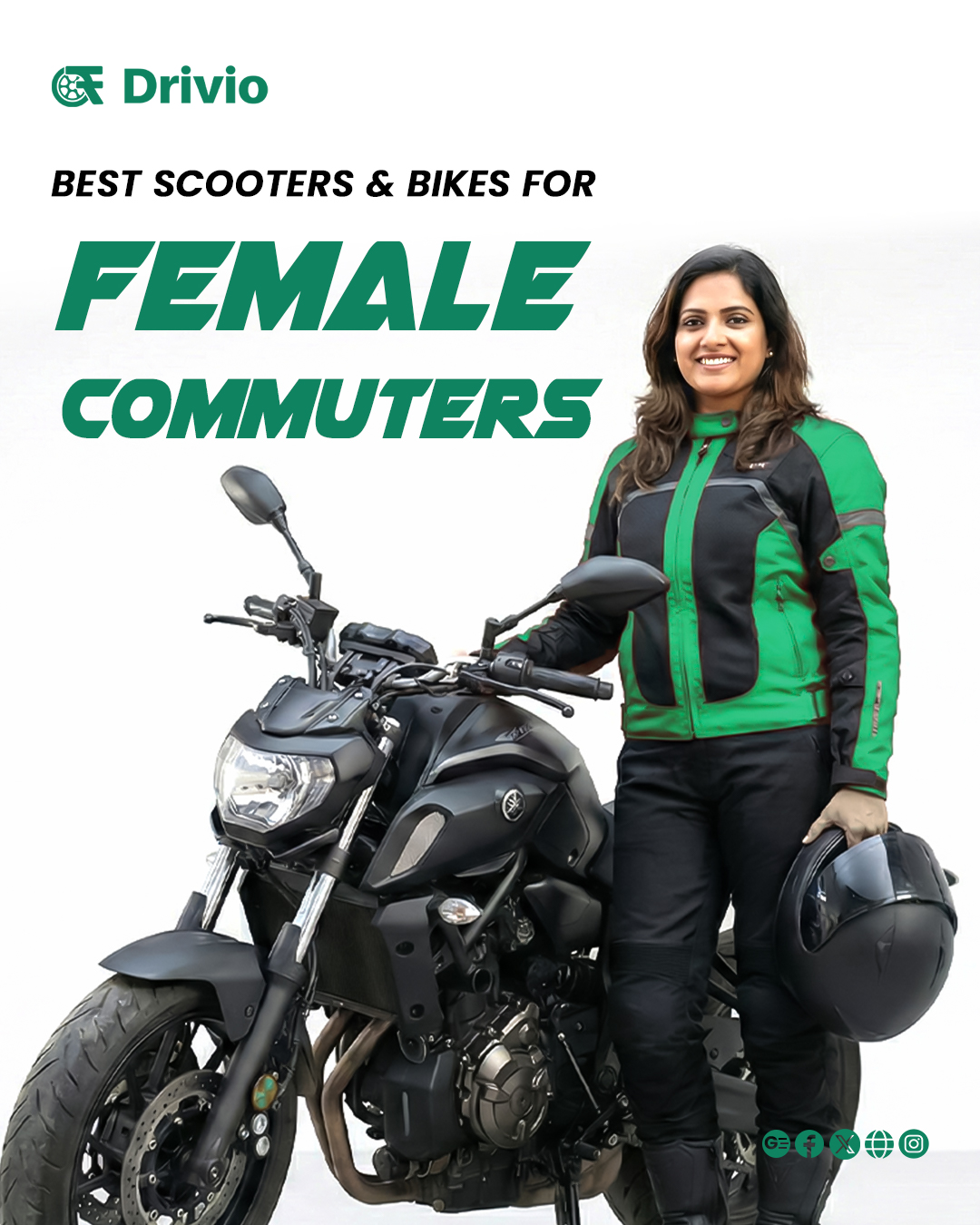 Drivio - The rise of women riders is reshaping India’s streets. From ...