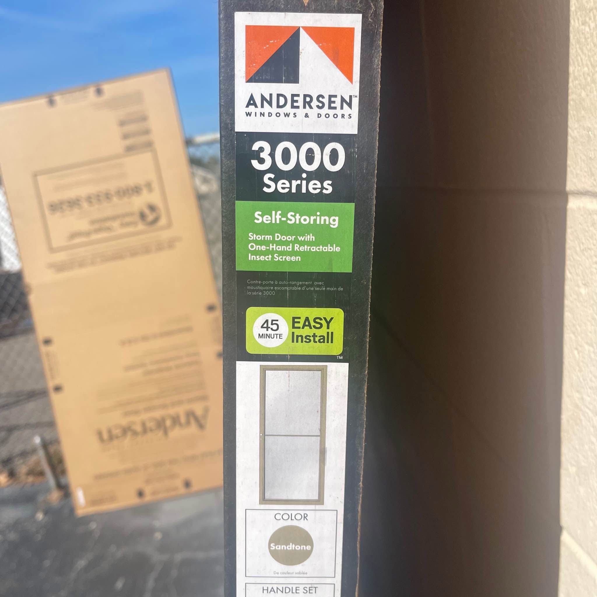 Andersen 3000 Series 36 in. x 80 in. Full view Aluminum Storm Door