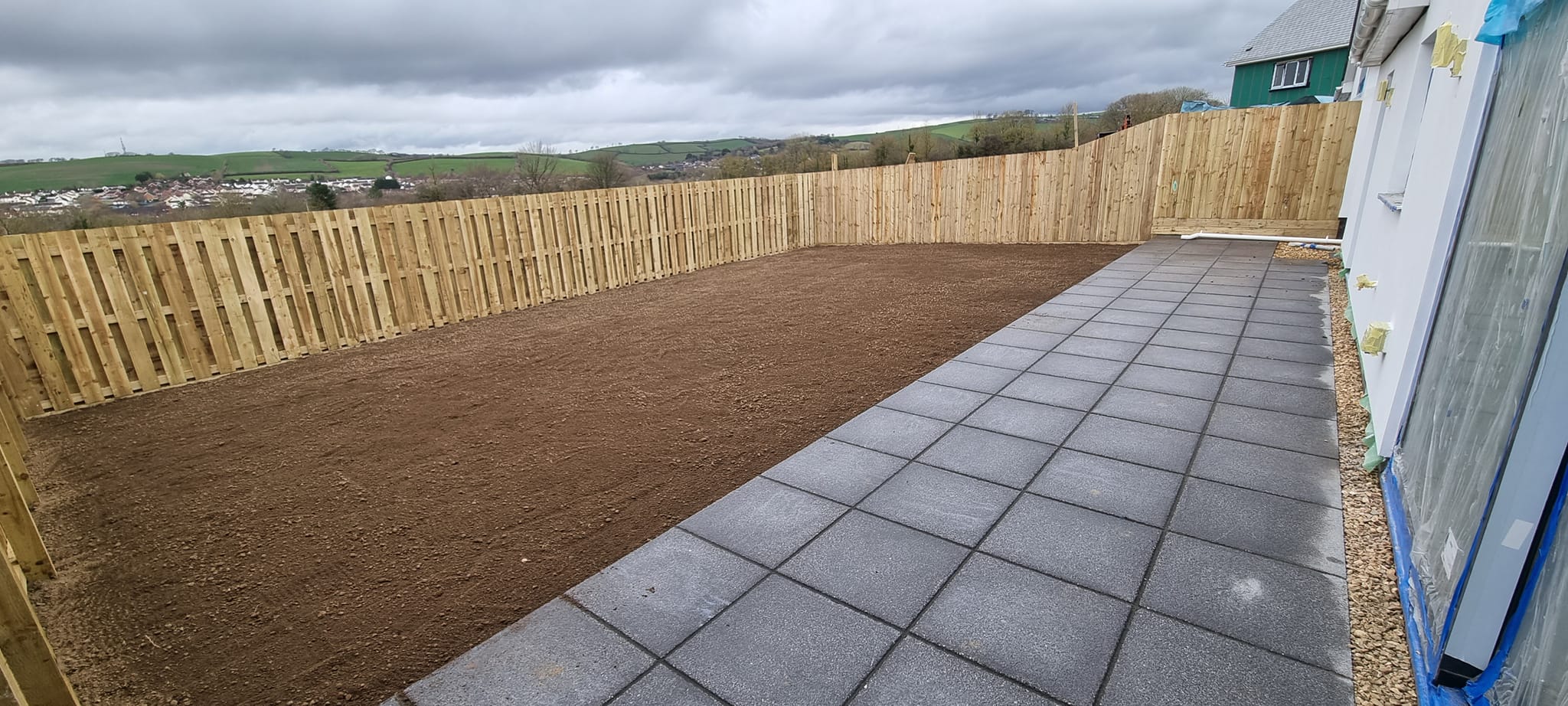 Another patio - Devontex slabs in... - JF Home & Garden