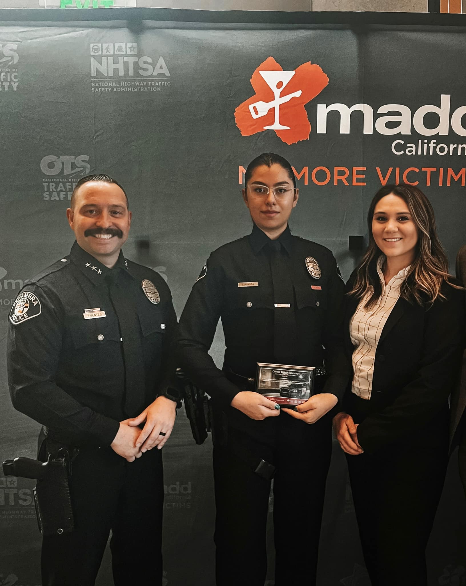 Alhambra - Congratulations to Officer Espinoza for being honored with ...