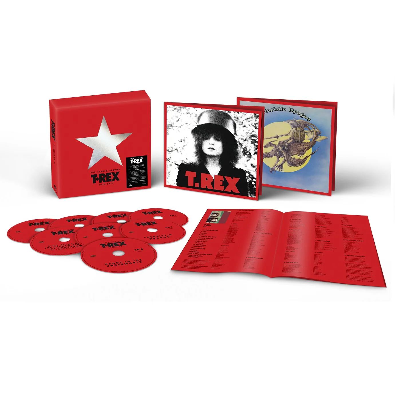 Out September 25th: T.Rex's '1974-1977' 5CD box set and 2LP are