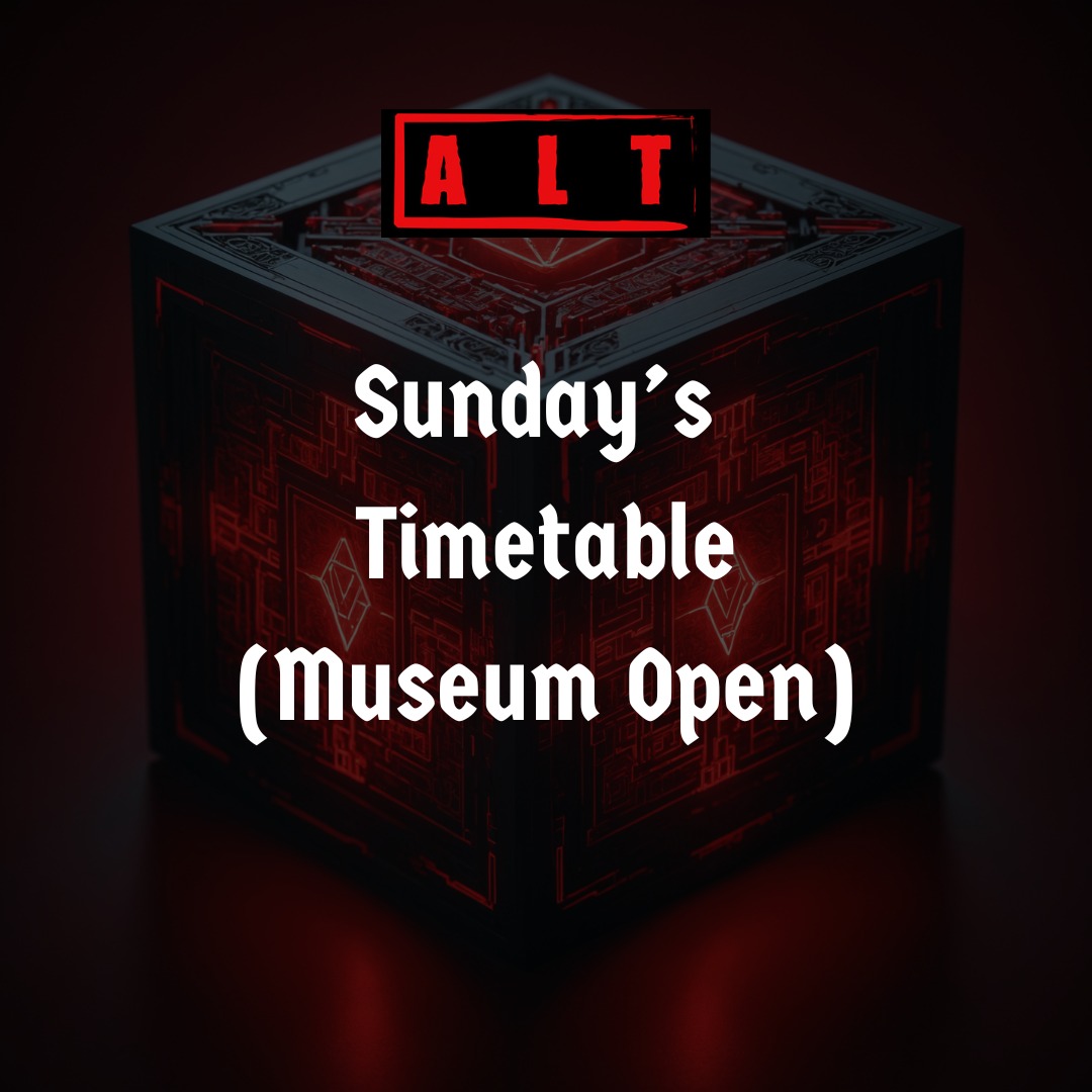 Alternative - Sunday is here and so is our timetable! 11:00 Doors open ...