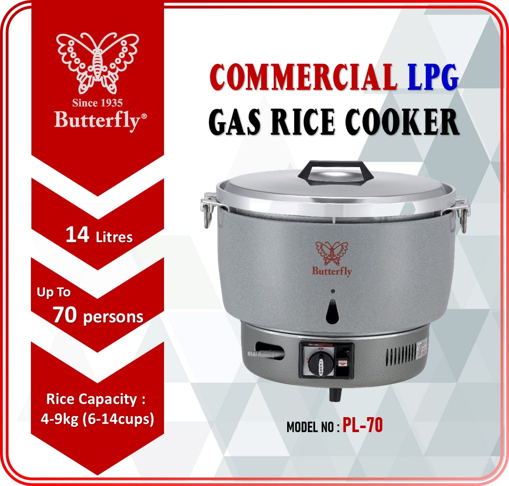 Butterfly1935 - 🍚 BUTTERFLY COMMERCIAL RICE COOKER 🍚 MODEL...