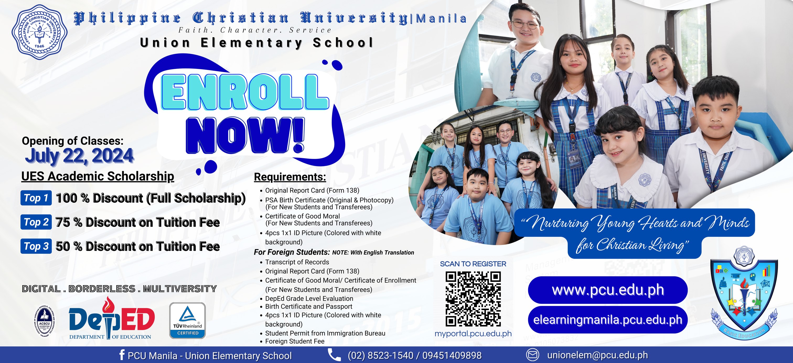 Enroll Your... - Philippine Christian University Updates