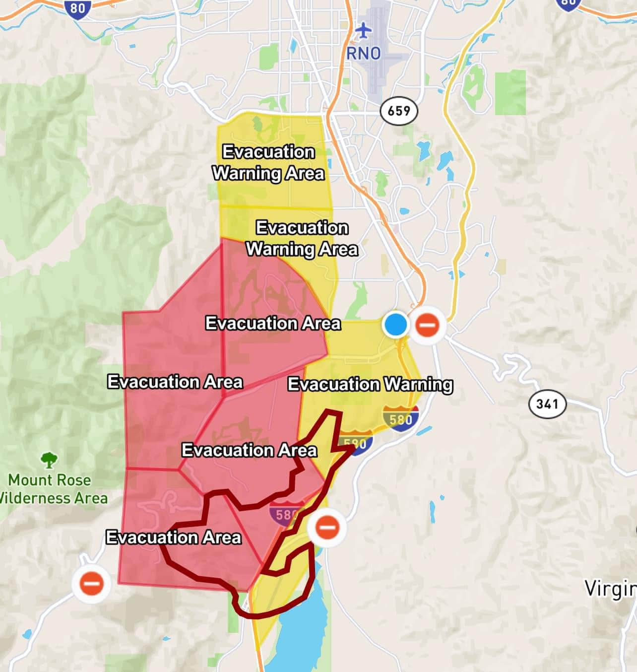 ⚠️ ACTUALIZACIÓN de Evacuación... - City of Reno en Español