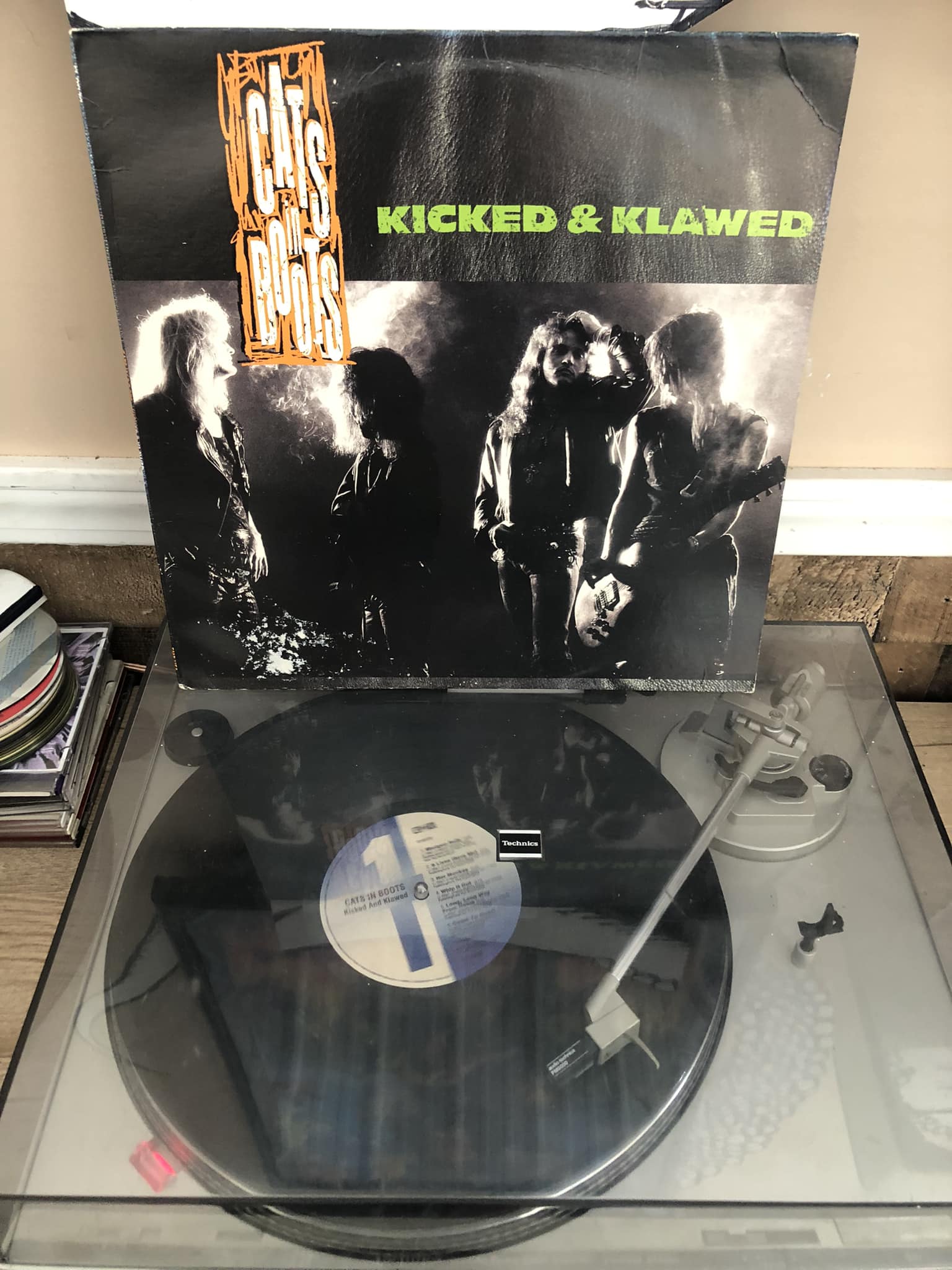 Second album from Glam Rock band Cats in Boots- Kicked and Klawed