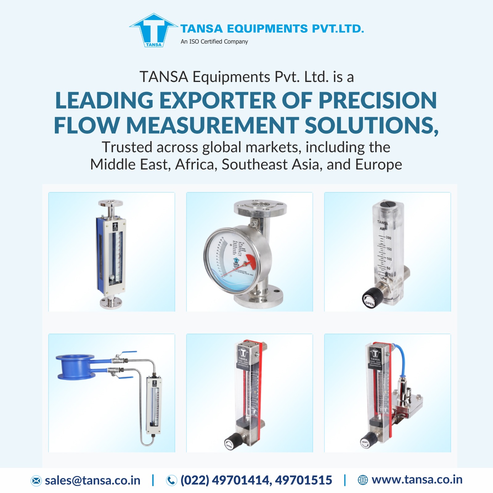 TANSA Equipments Pvt. Ltd. | Thane