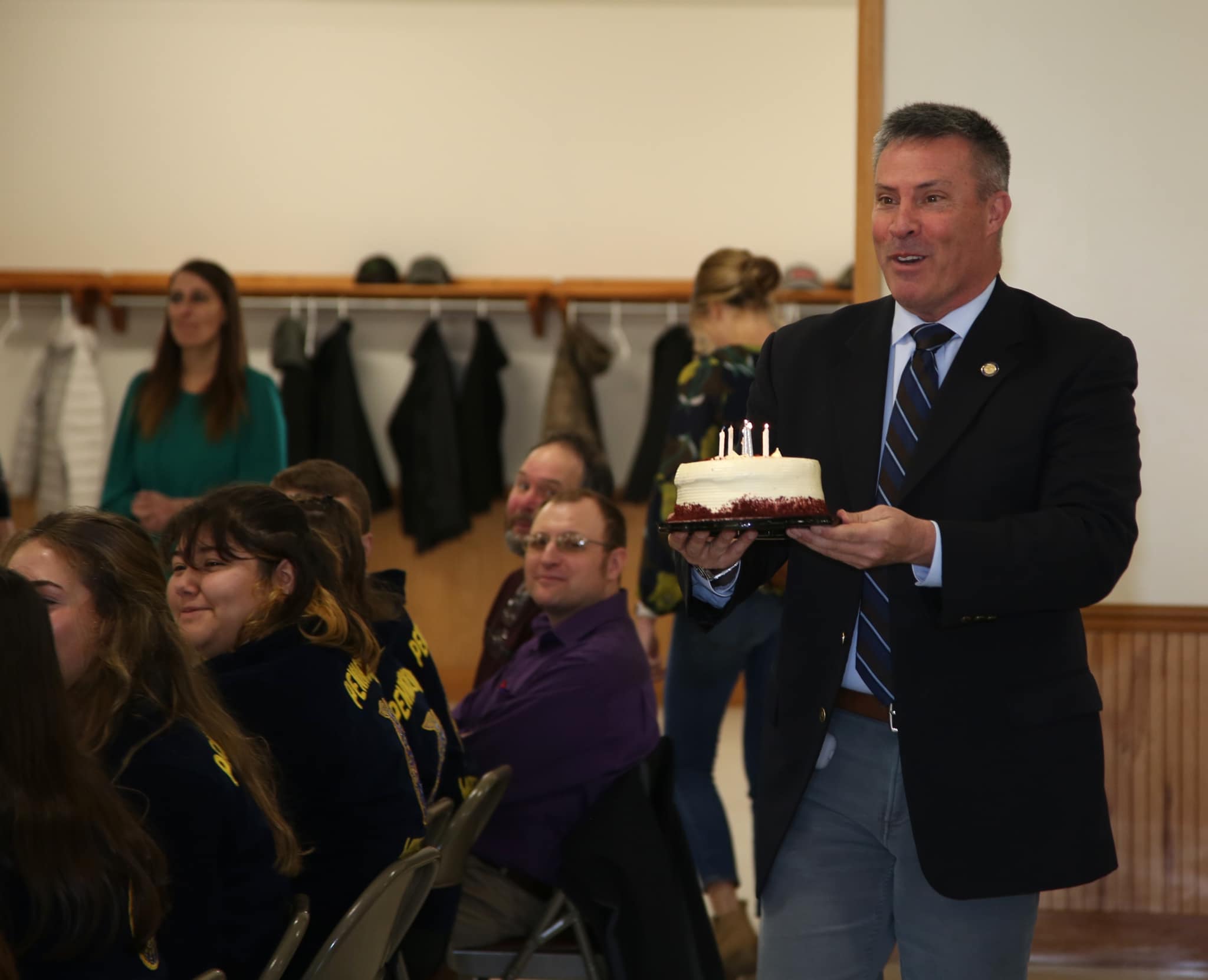 We spent the morning feasting and... - Senator Greg Rothman