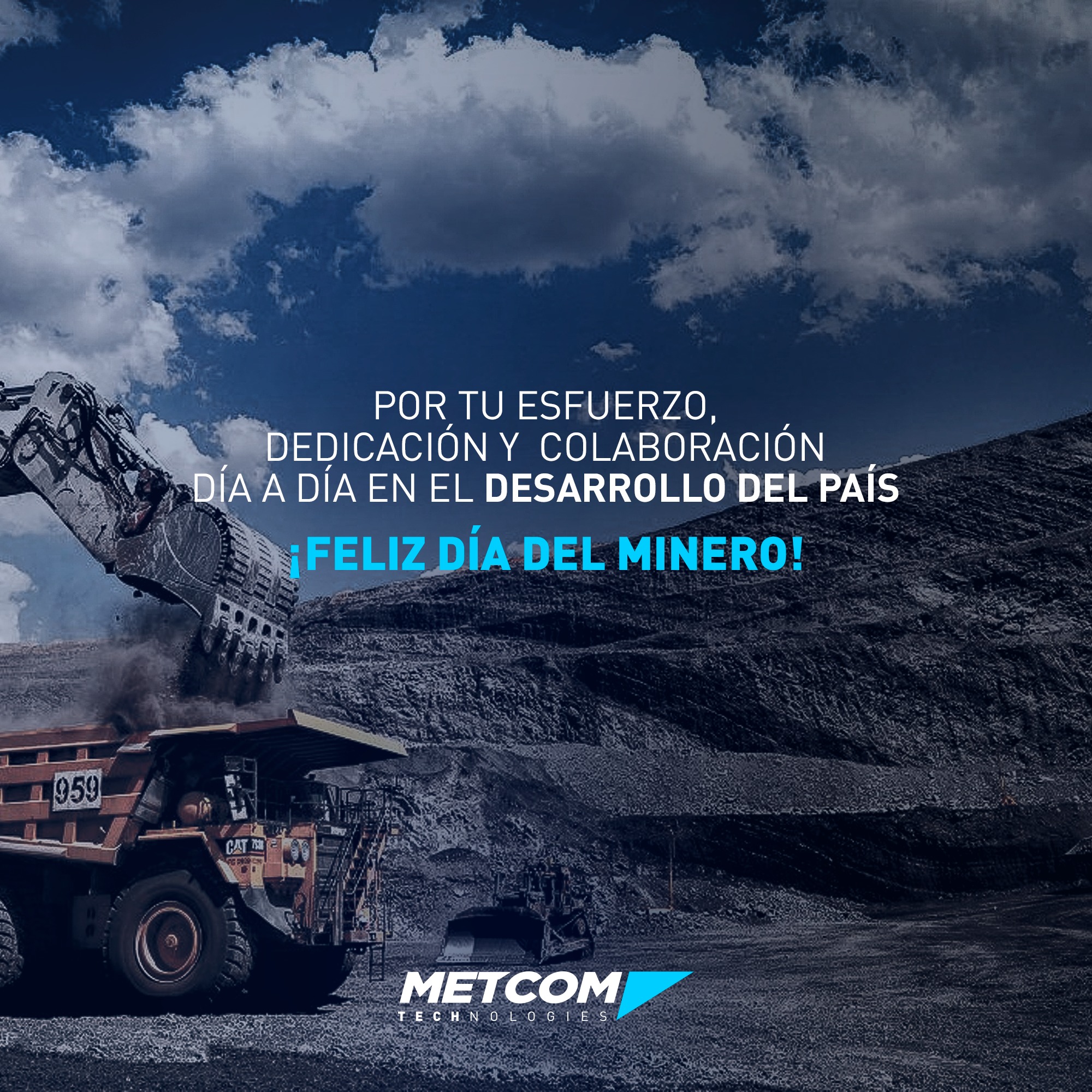 Metcom - 👷🏼‍♂️¡En este Día del Minero, queremos rendir...
