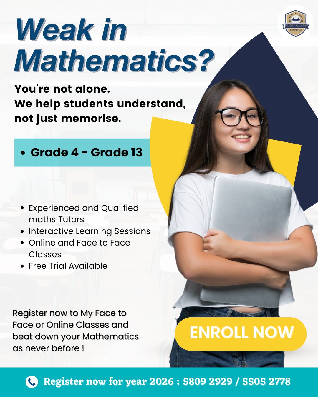 Mr. Ramessur Mathematics Classes - 5 800 29 29