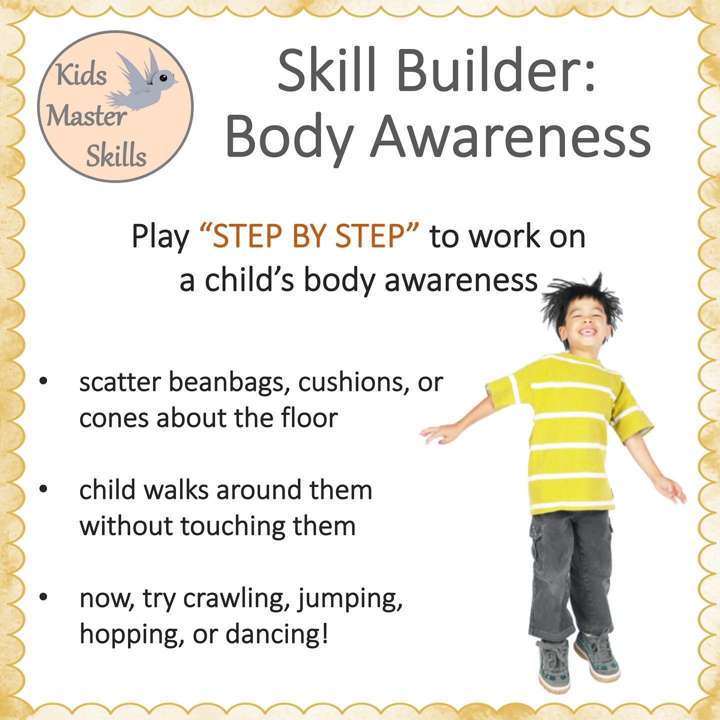 How do you work on Body Awareness with kids? One of my favorite ways is ...