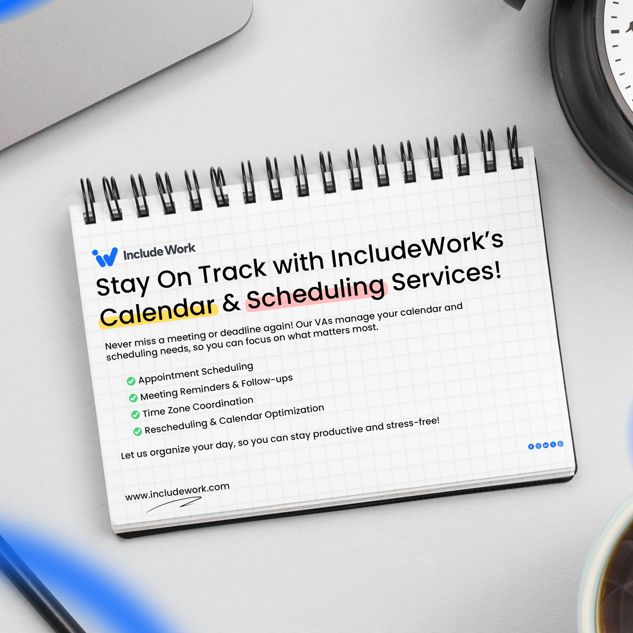 Include Work - 📈 Consistency = Growth. Let IncludeWork’s... | Facebook