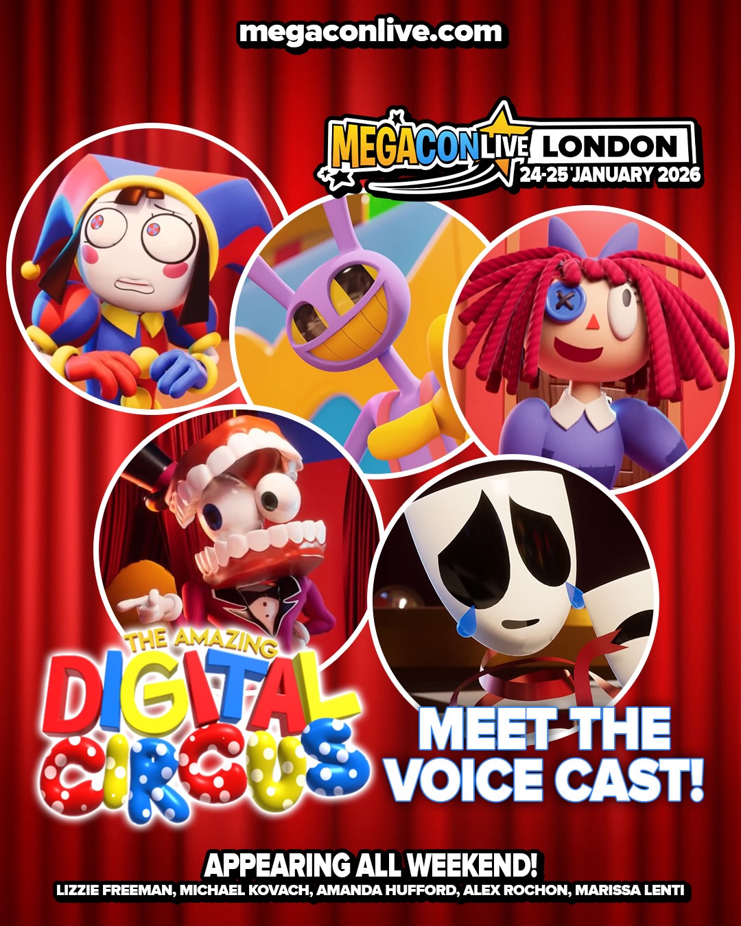 Megacon LIVE - Meet the voice cast of The Amazing Digital... | Facebook