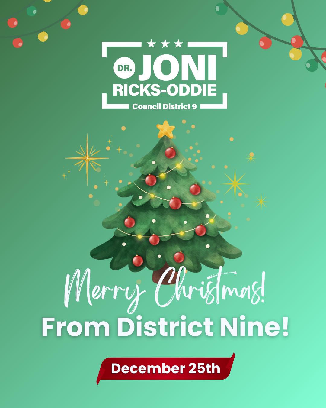 Councilmember Dr. Joni Ricks-Oddie