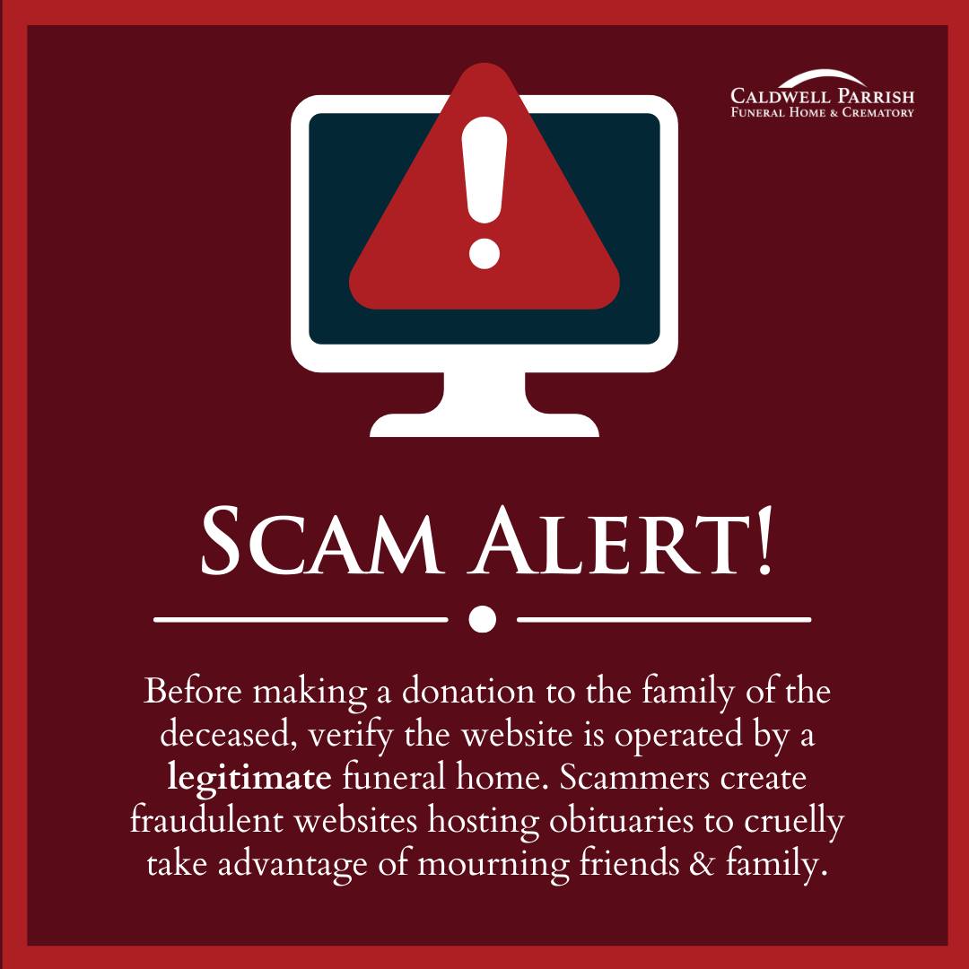 Beware of obituary scams on third-party websites
