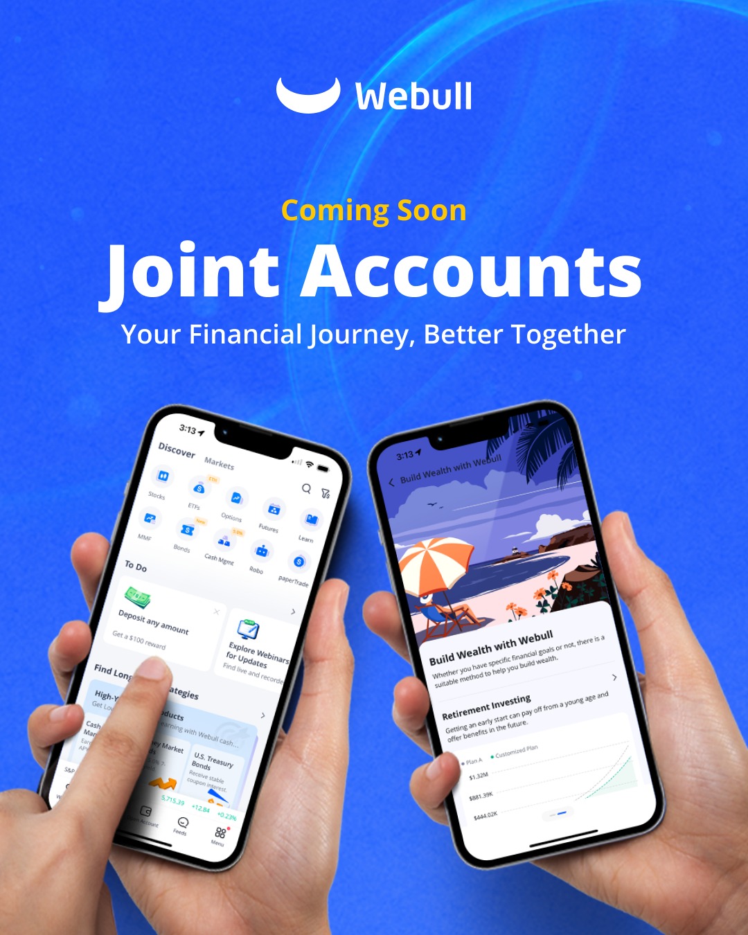 Webull - Coming soon to you and your partner, friend, or... | Facebook