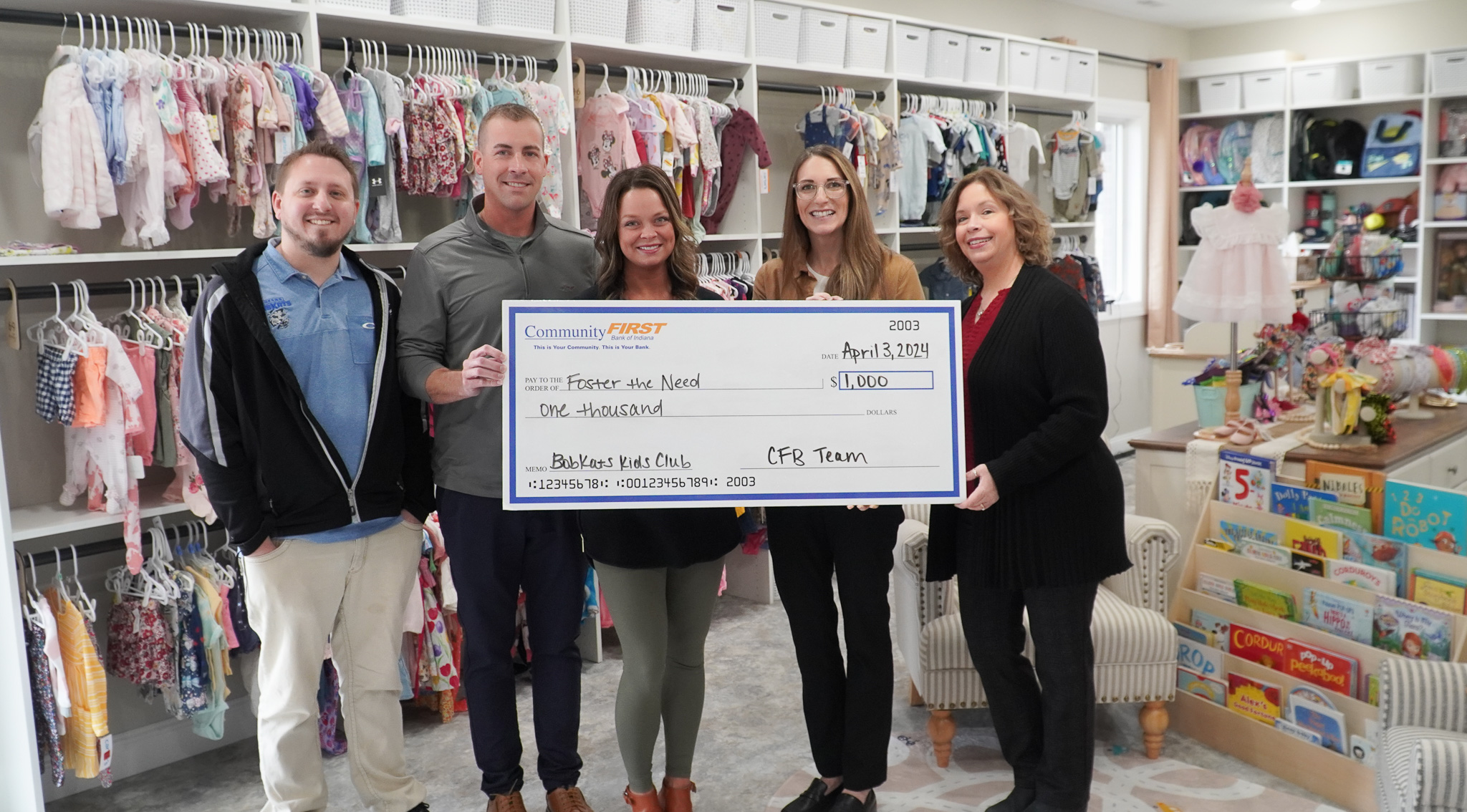 What a joy to present... - Community First Bank of Indiana | Facebook