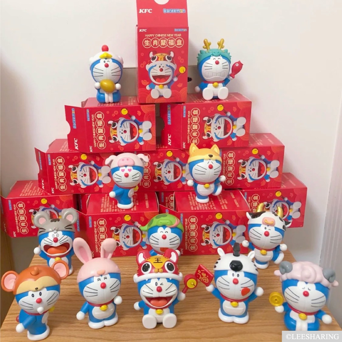 KFC x Doraemon 十二生肖盲盒😍！非常精致可爱，赶紧买起来！！ 中国