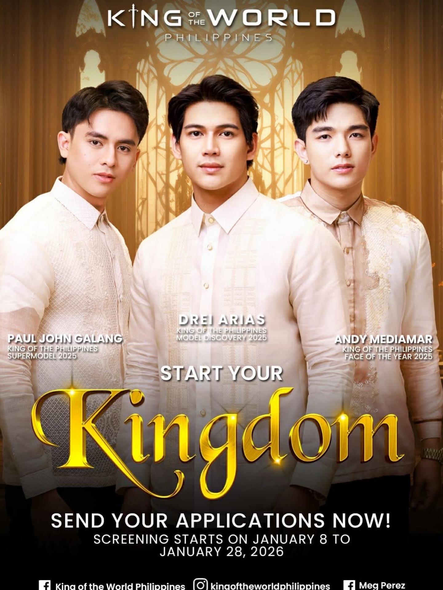 Pageant - WHO WILL BE THE NEXT BATCH OF KINGS? 2026 OPENING SALVO ...